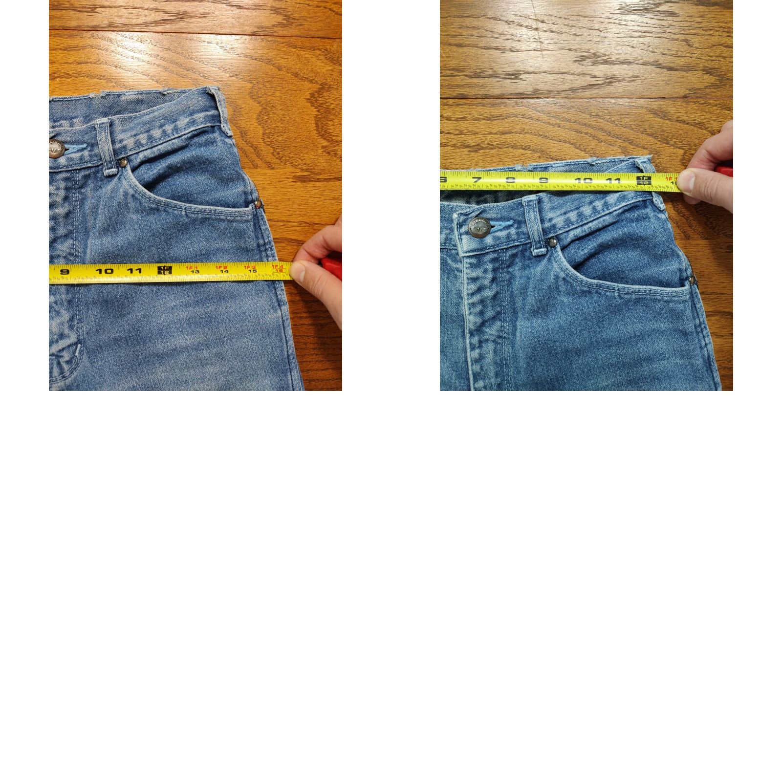 Vintage VINTAGE Vienna Jeans Distressed 90s Retro High Rise 24x32 Womens Blue 5-Pocket Denim Size 42" / US 20 - 10 Thumbnail