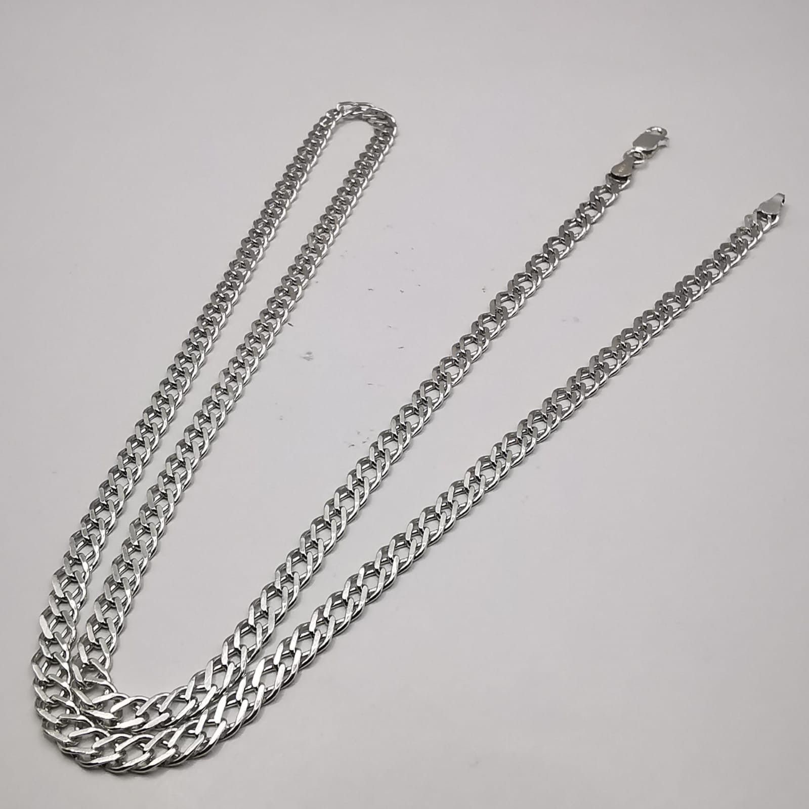 Vintage Jewelry Chain, 925 Sterling Silver, Signed 15,78g
