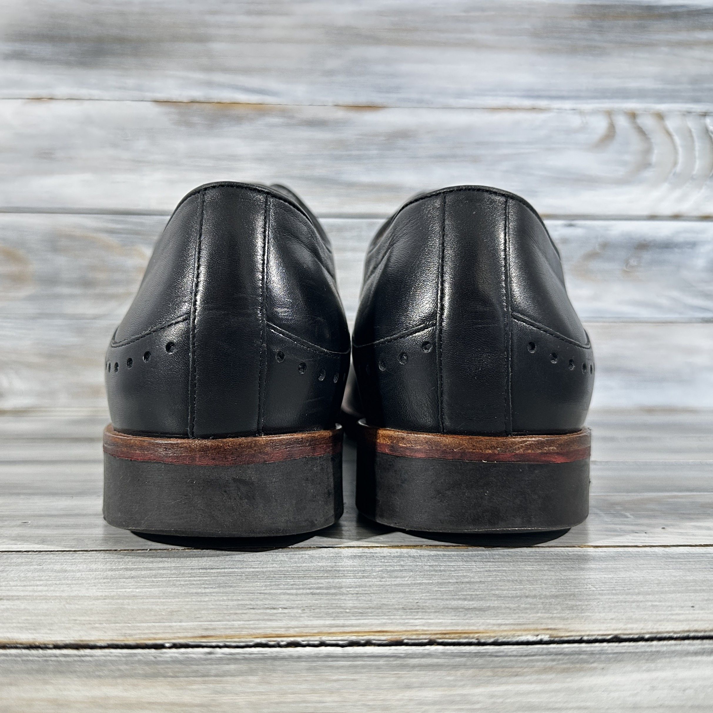 Leather GLJS Loopt Als Gegoten Leather Shoes Luxury Brand Italy Size US 9.5 / EU 42-43 - 18 Thumbnail