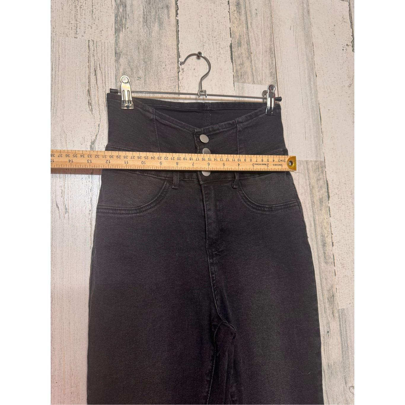 Other Shein Black High Waist Skinny Jeans – Size 26 Small Size 25" / US 0 / IT 36 - 7 Thumbnail