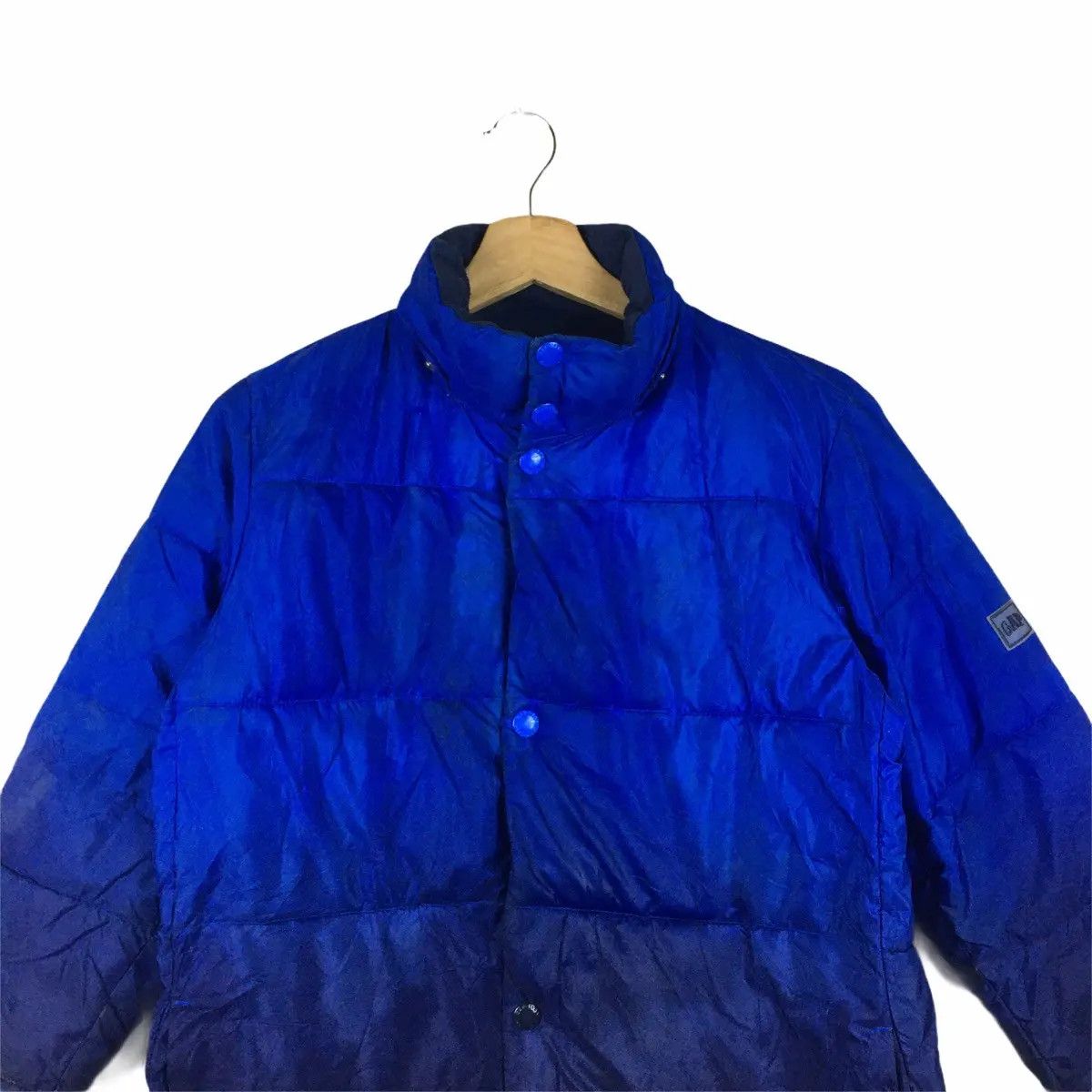 Gap Vtg GAP Blue Puffer Jacket Sweater Windbreaker Size S / US 4 / IT 40 - 2 Thumbnail