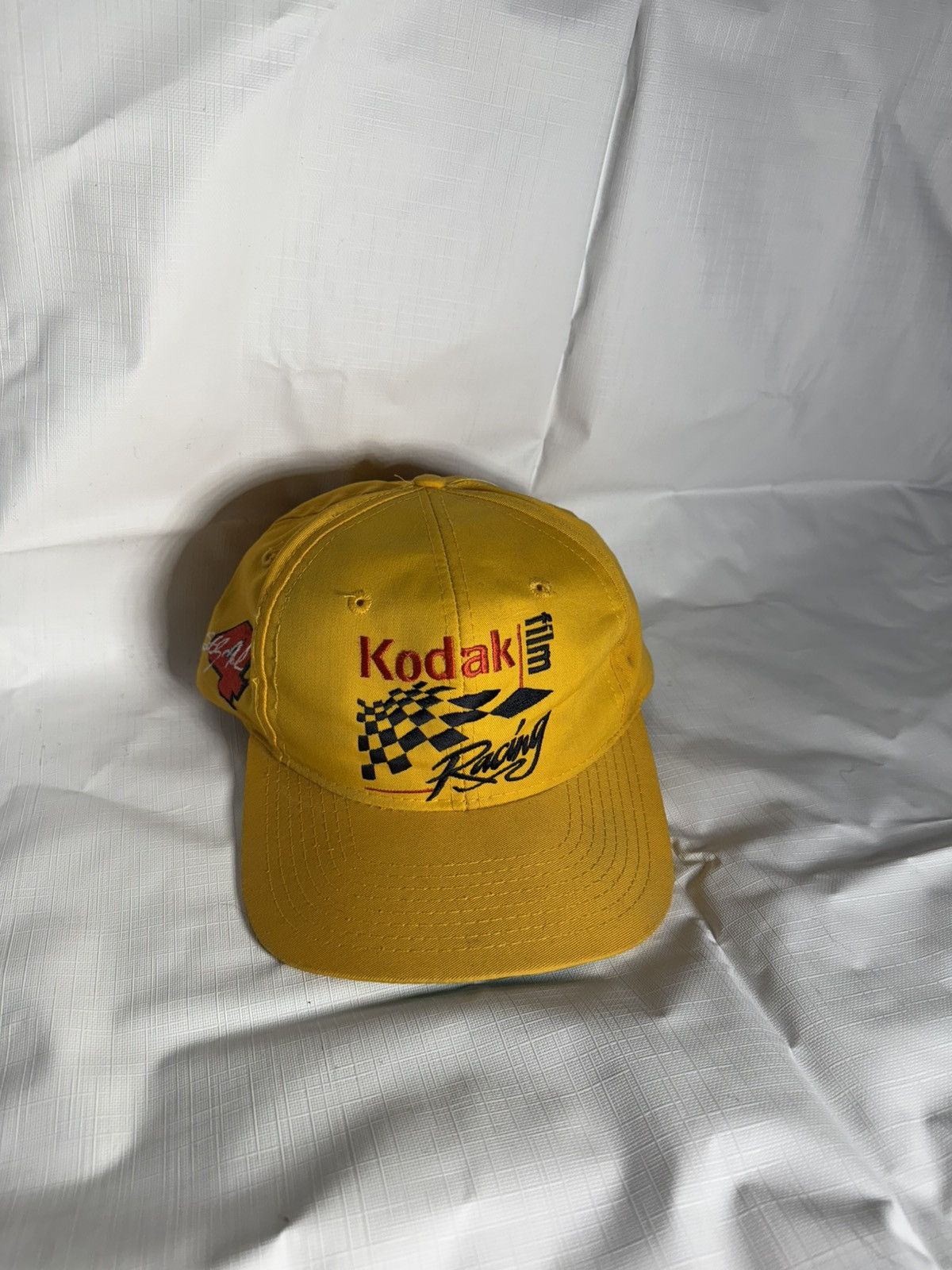 Kodak Yellow Vintage Kodak Racing Hat Size ONE SIZE - 1 Thumbnail