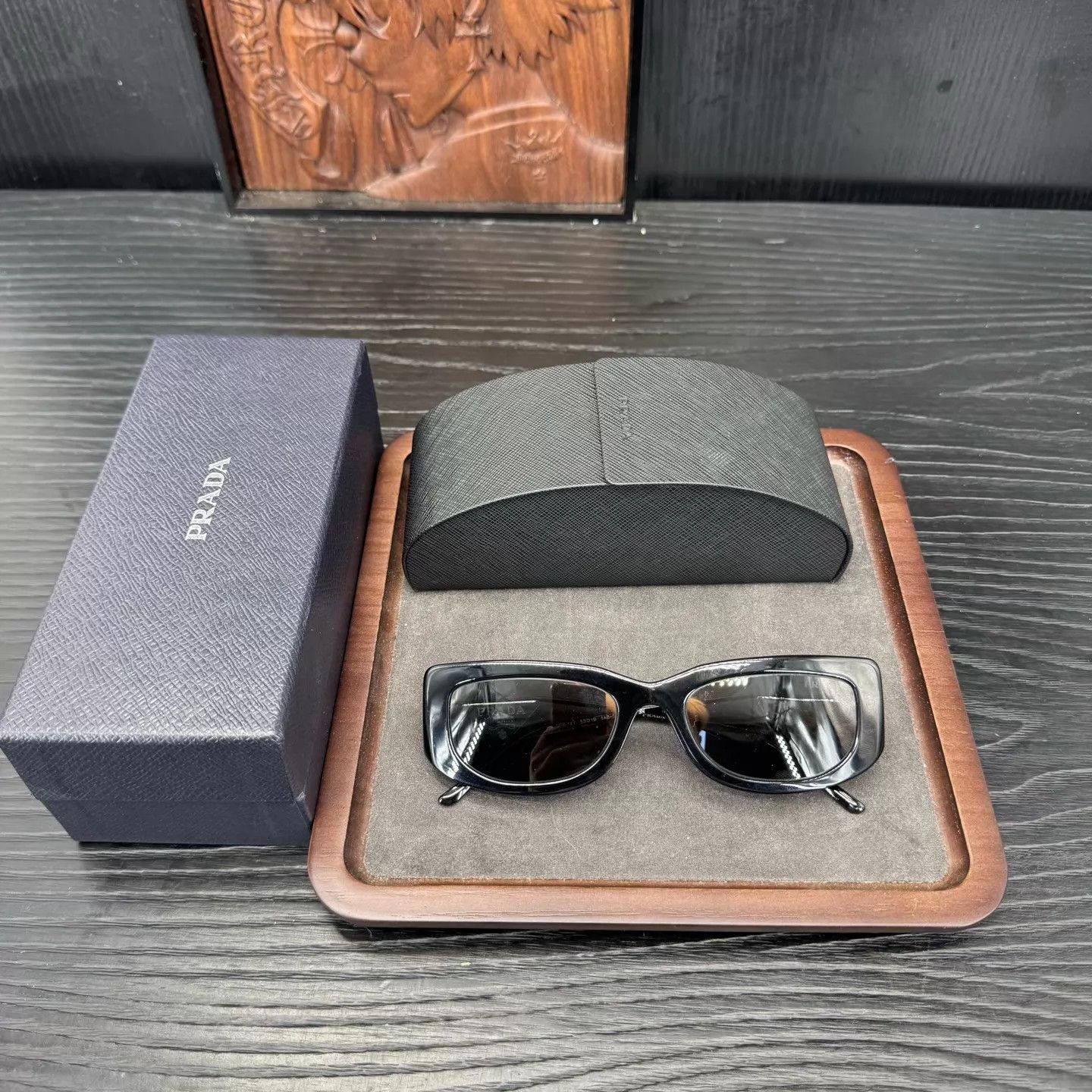 Prada Prada Metal Cut-Out Sunglasses One Size Size ONE SIZE - 1 Thumbnail