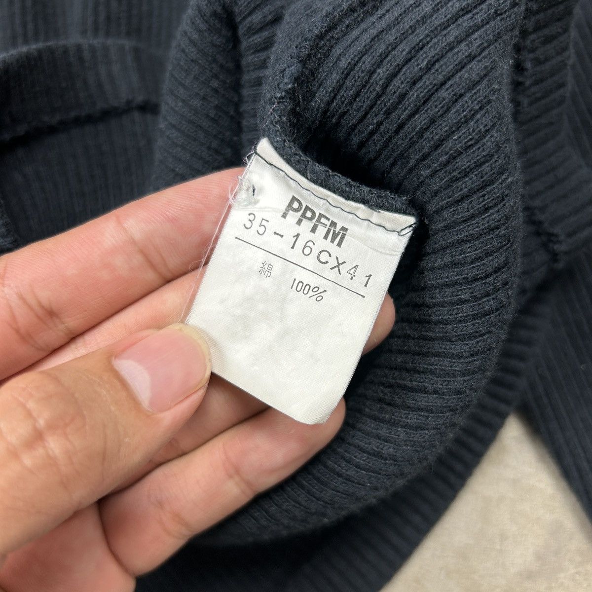 Japanese Brand × PPFM × Vintage PPFM - Longsleeve V-Neck Size US M / EU 48-50 / 2 - 12 Thumbnail