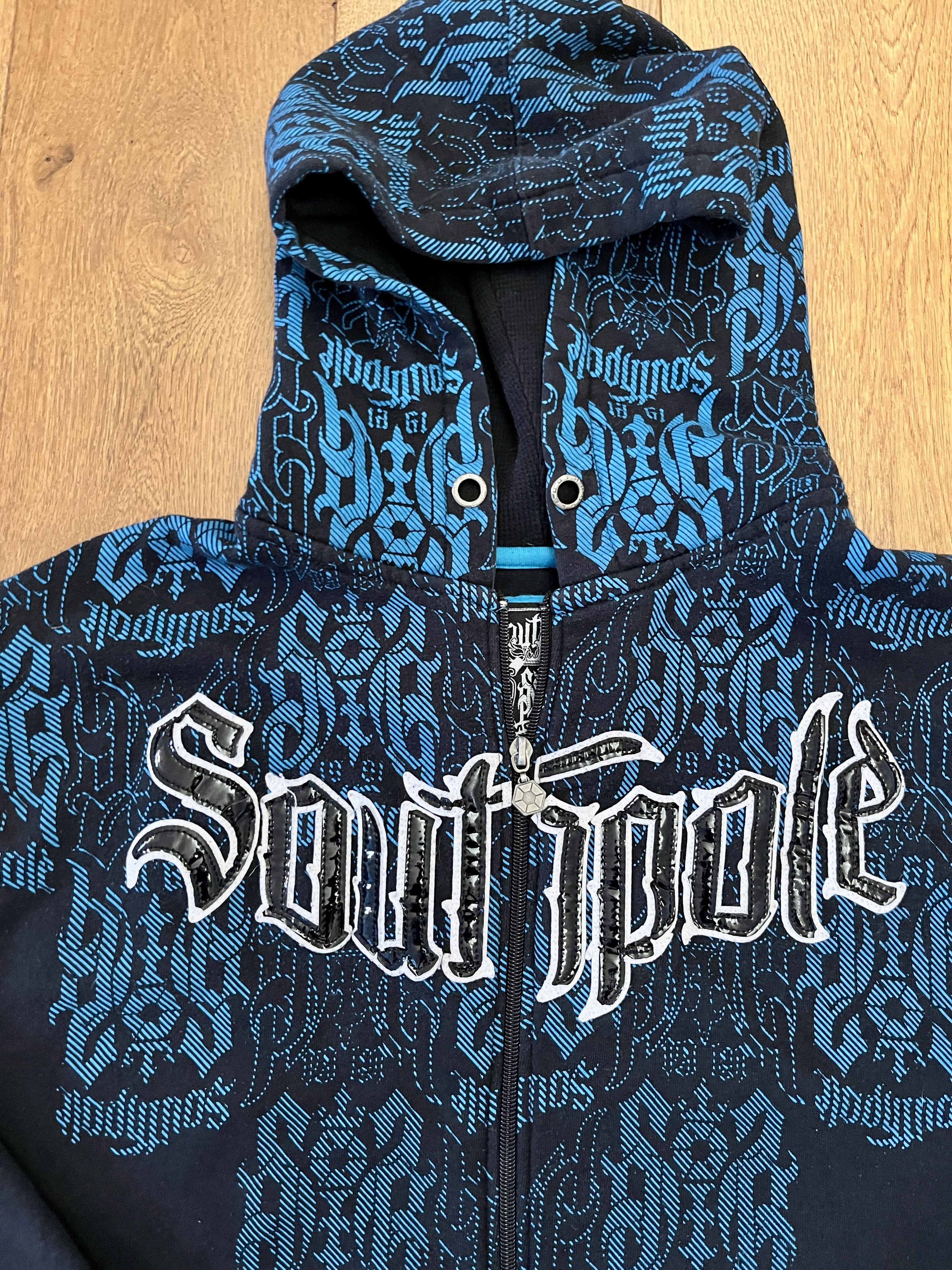 Southpole Vintage Y2K Southpole Cyber Grunge Tribal Zip Hoodie XL Size US XL / EU 56 / 4 - 1 Thumbnail