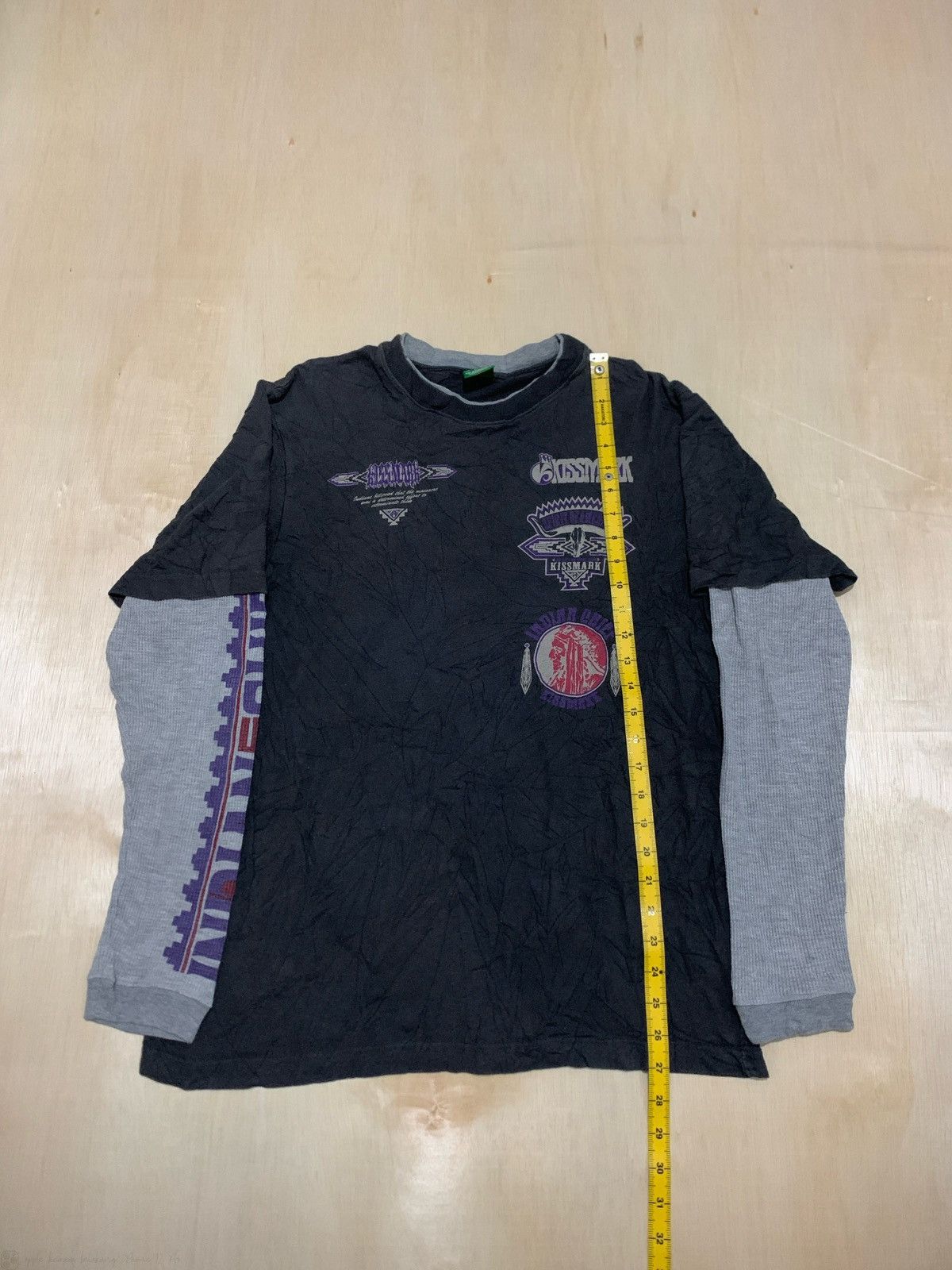 Hysteric Glamour × If Six Was Nine × Japanese Brand Vintage Y2k Kissmark Longsleeve Punk Style Size US M / EU 48-50 / 2 - 12 Thumbnail