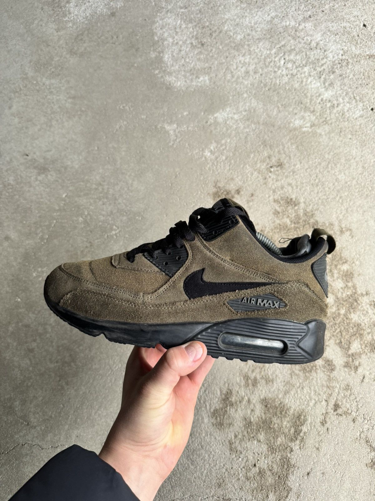 image of Nike Air Max 1 Brown 2015 Sneakers, Men's (Size 8)