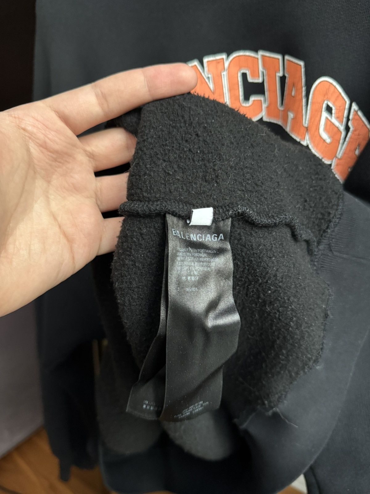Balenciaga Black Balenciaga Hoodie Size US M / EU 48-50 / 2 - 6 Thumbnail