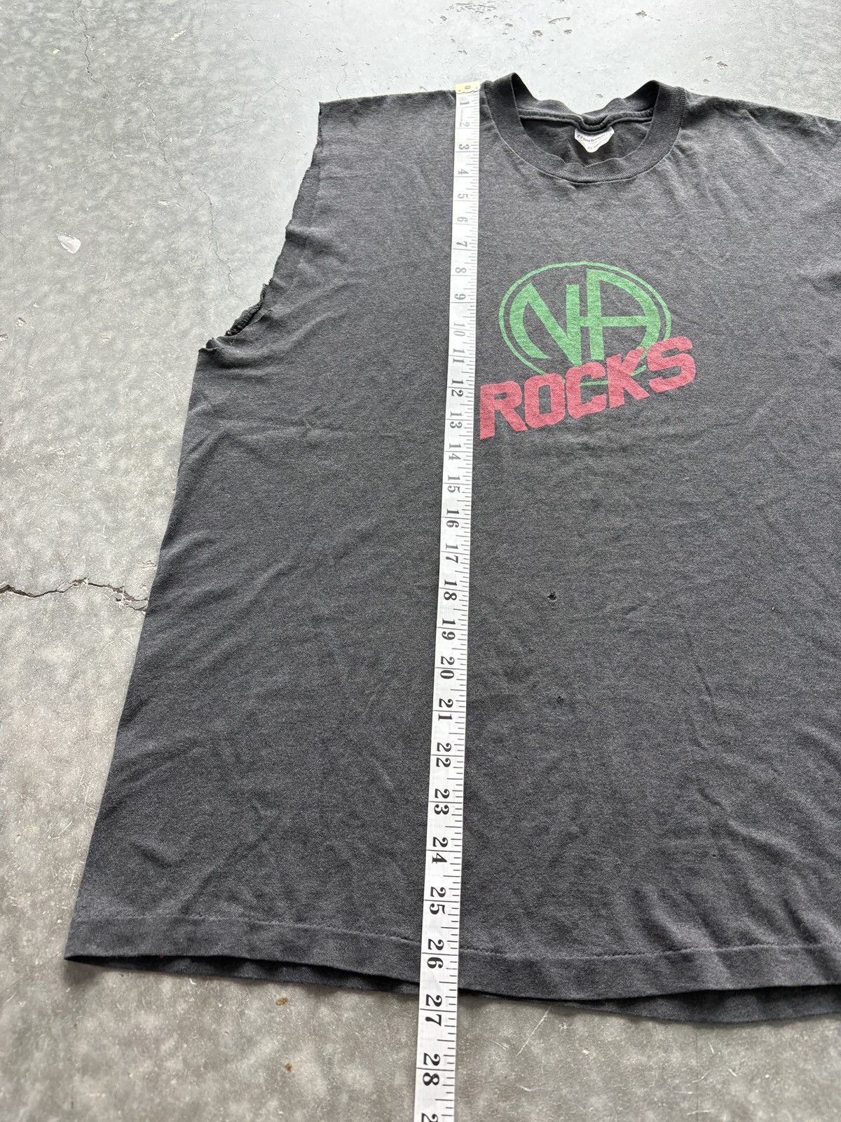 Vintage Vintage 80s Narcotics Anonymous Cut Off Tee Size US L / EU 52-54 / 3 - 7 Thumbnail