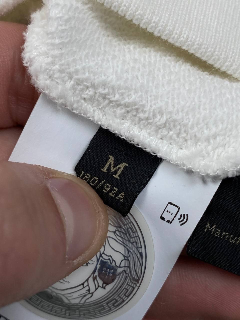 Versace NEW Versace Big Logo Profumi Homme Sweatshirt Men Size M Size US M / EU 48-50 / 2 - 8 Thumbnail