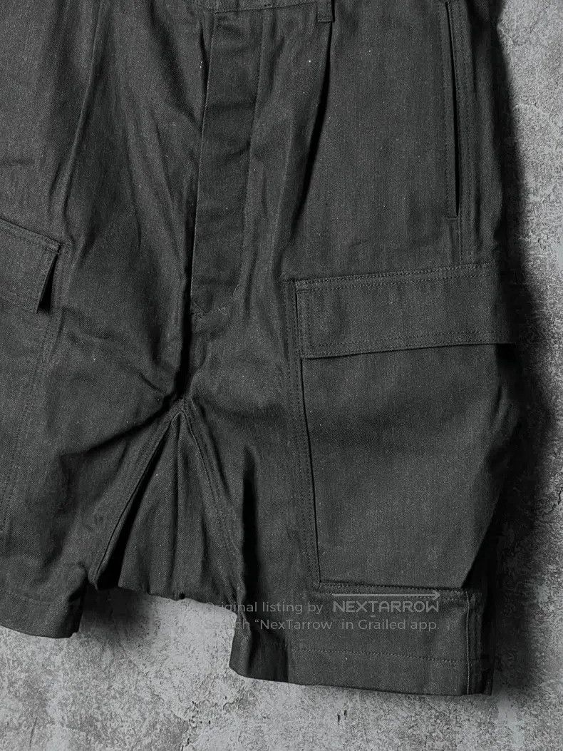 Rick Owens Rick Owens Black cotton denim shorts Size US 31 - 5 Thumbnail