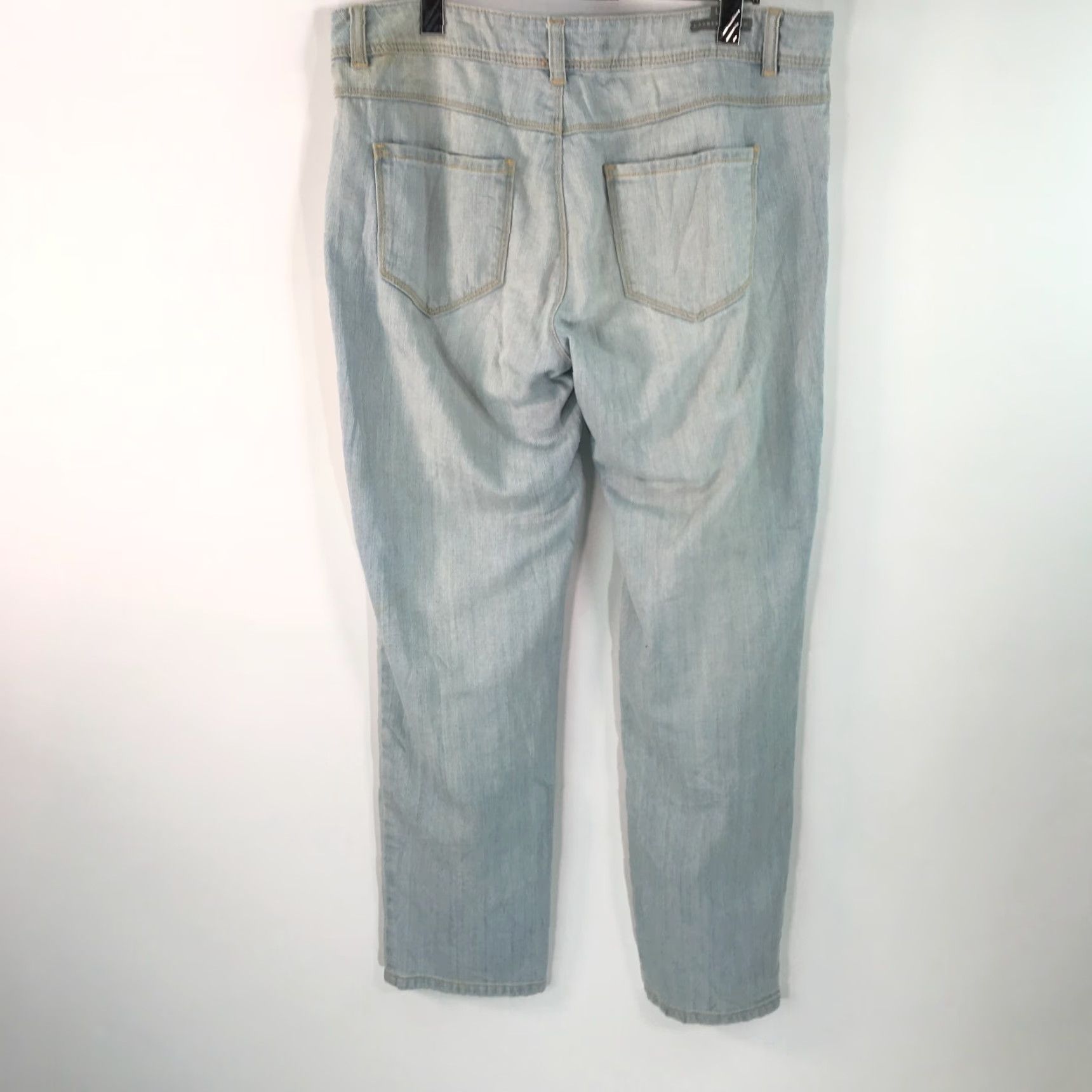 Vintage LC Lauren Conard Denim Jeans Women's 34X27 Size 10 Blue Casual Straight Regular Size 32" / US 10 / IT 46 - 2 Thumbnail