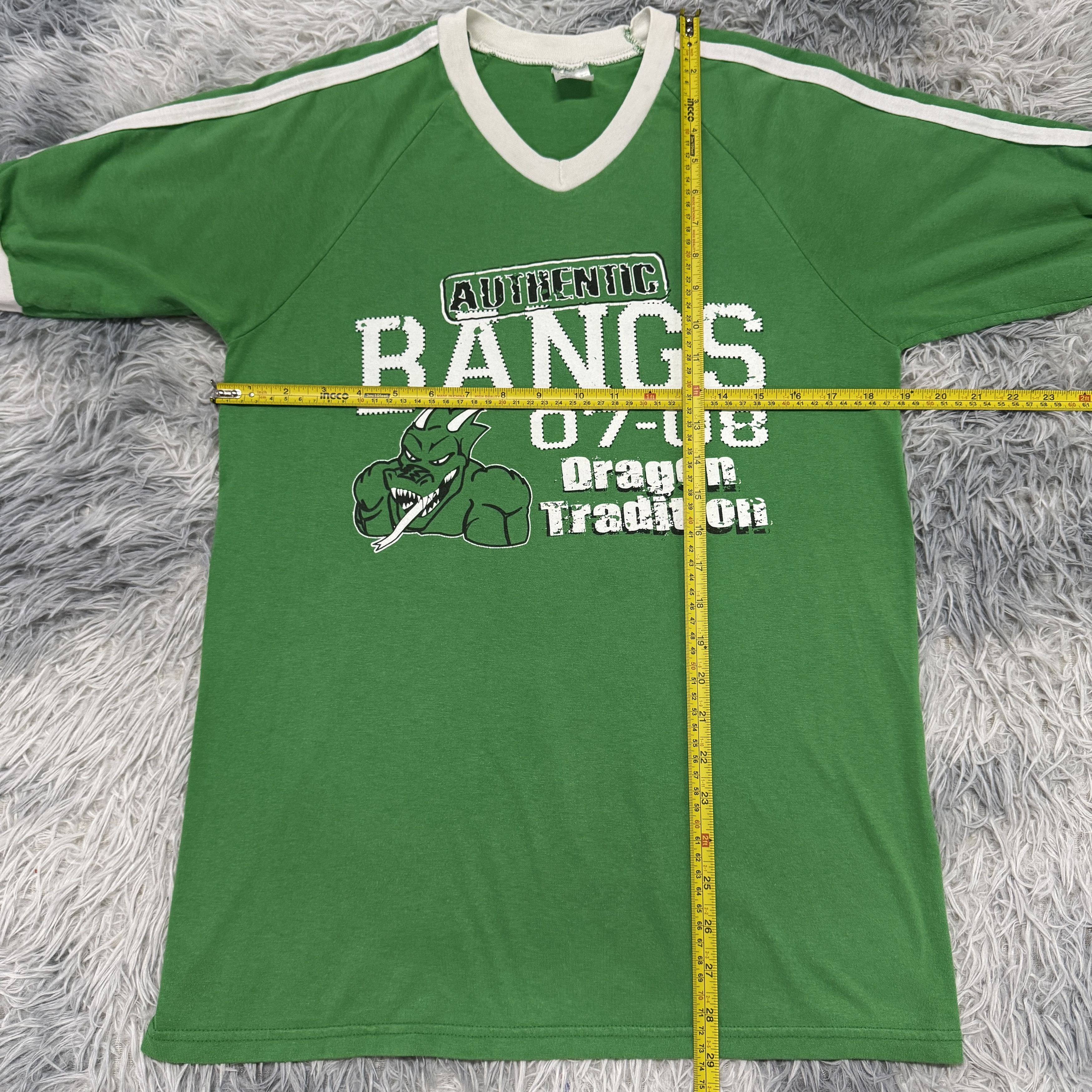Vintage Vintage V-neck Ringer 'Authentic Bang 07-08 Dragon Tshirt Size US M / EU 48-50 / 2 - 6 Thumbnail