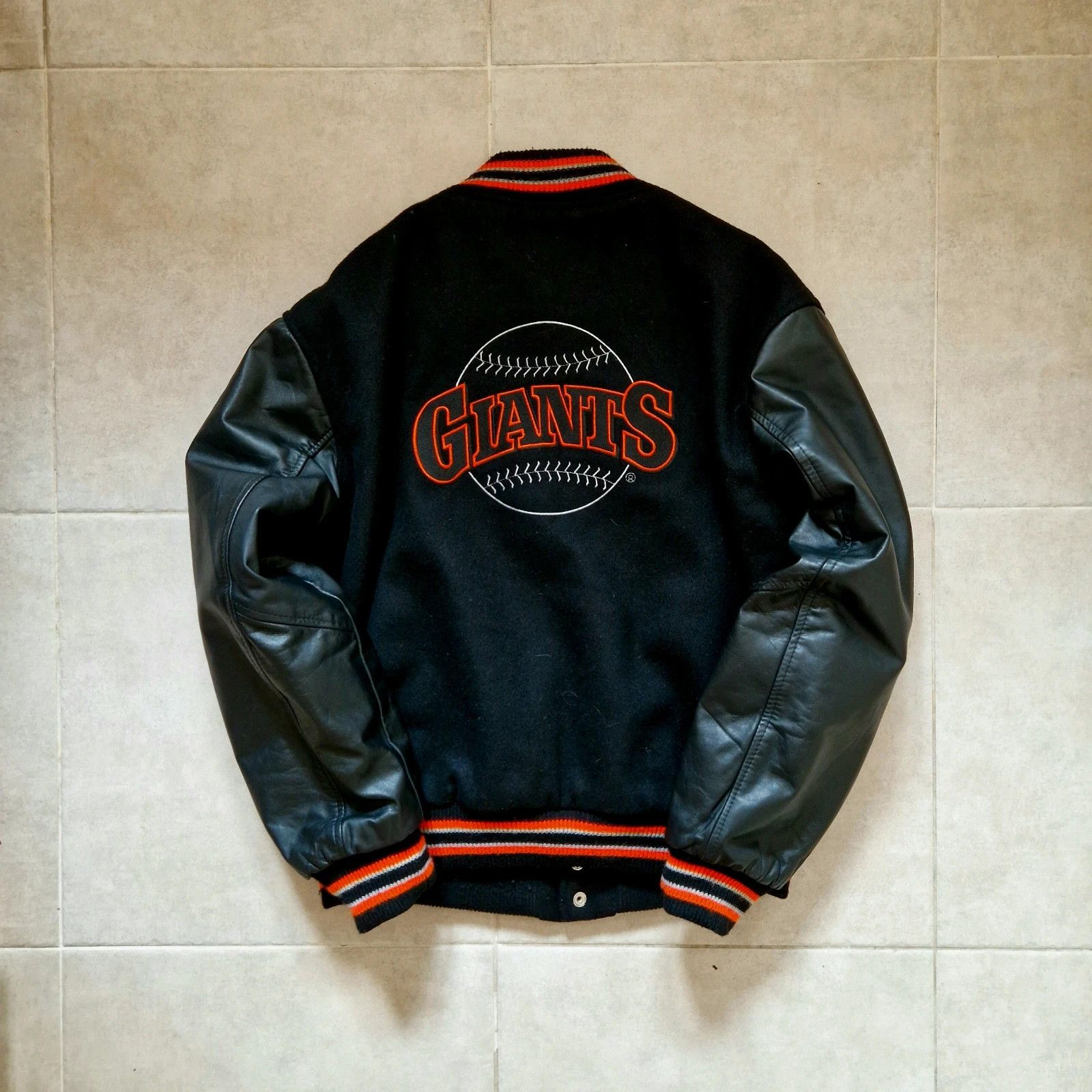 MLB san francisco giants mlb varsity leather jacket college Size US M / EU 48-50 / 2 - 2 Thumbnail