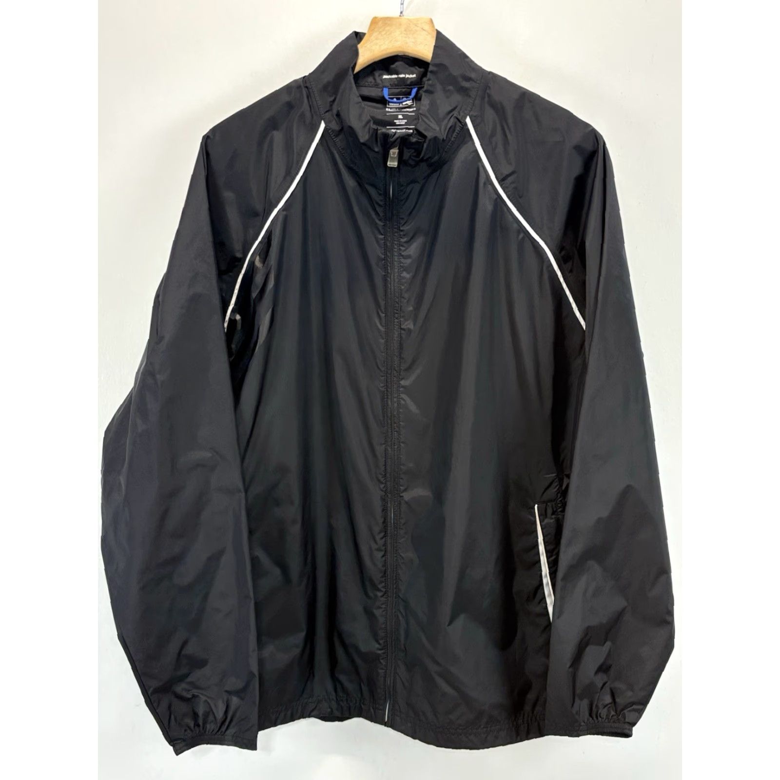 Adidas Adidas Wind Rain Jacket / Windbreaker Black Mens XL Packable Waterproof ClimaProof Golf Size US XL / EU 56 / 4 - 2 Thumbnail
