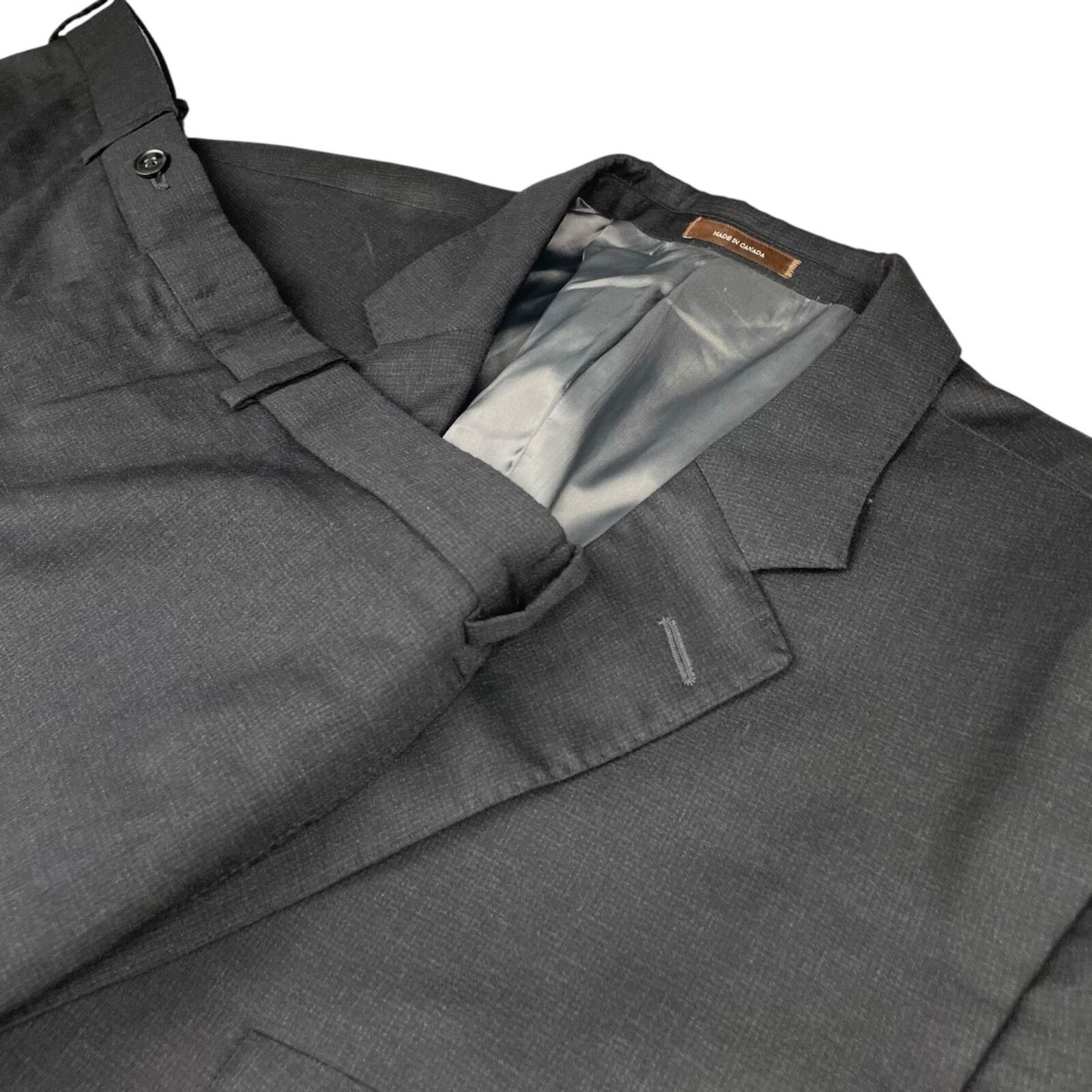 Peter Millar Peter Millar Men’s NanoLuxe 100% Wool 2-Button Suit Gray• 50 Size 50L - 1 Thumbnail