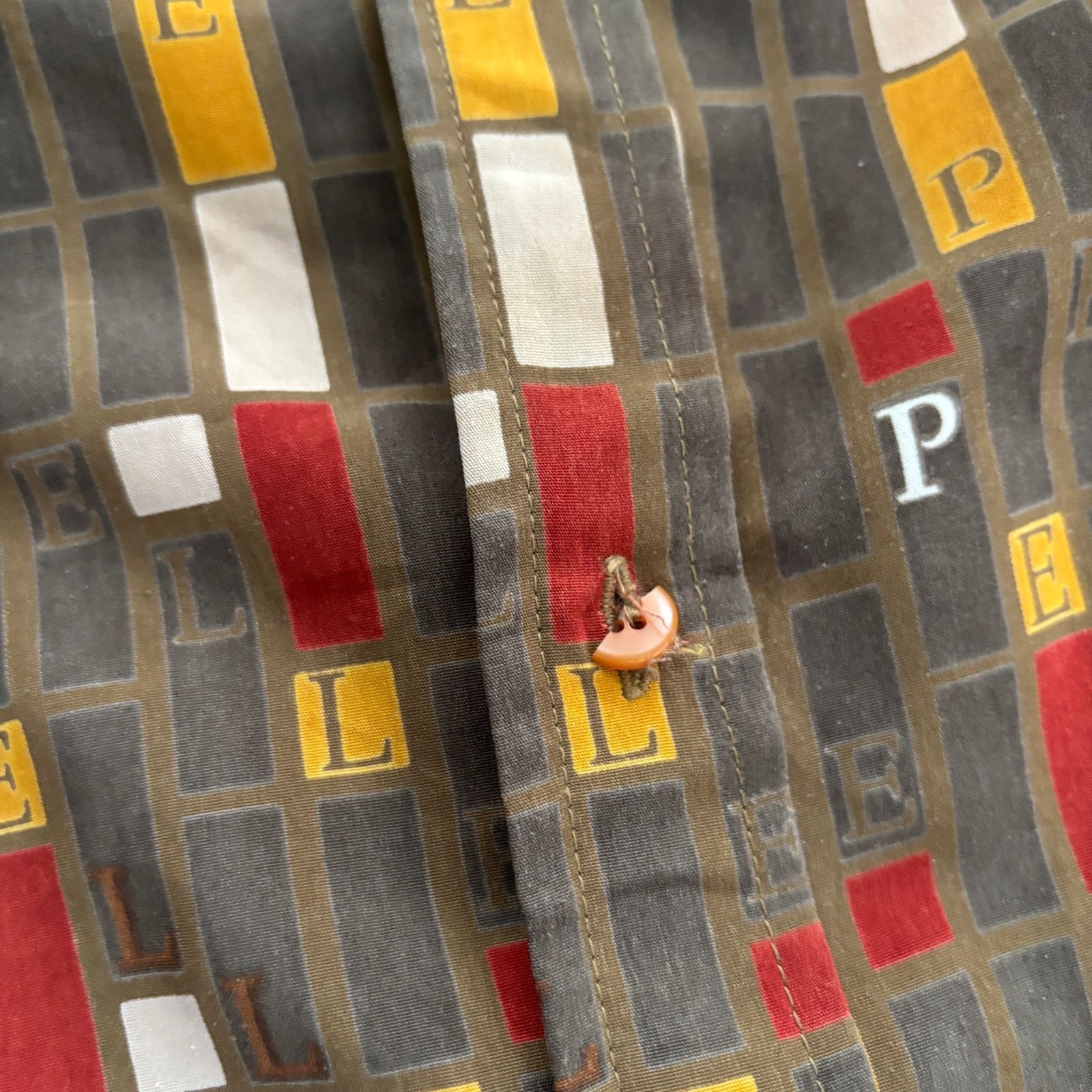 Pelle Pelle × Vintage Vtg Y2K Pelle Pelle Button Up Long Sleeve Shirt Baggy 3XL Size US XXL / EU 58 / 5 - 7 Thumbnail
