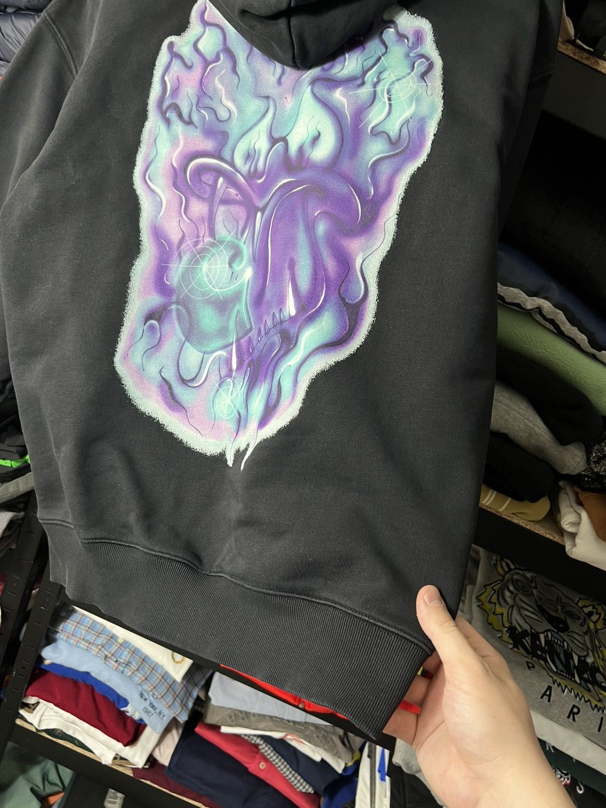 Carhartt Carhartt WIP Hoodie Black Graphic Print Loose Fit Size S Size US S / EU 44-46 / 1 - 5 Thumbnail