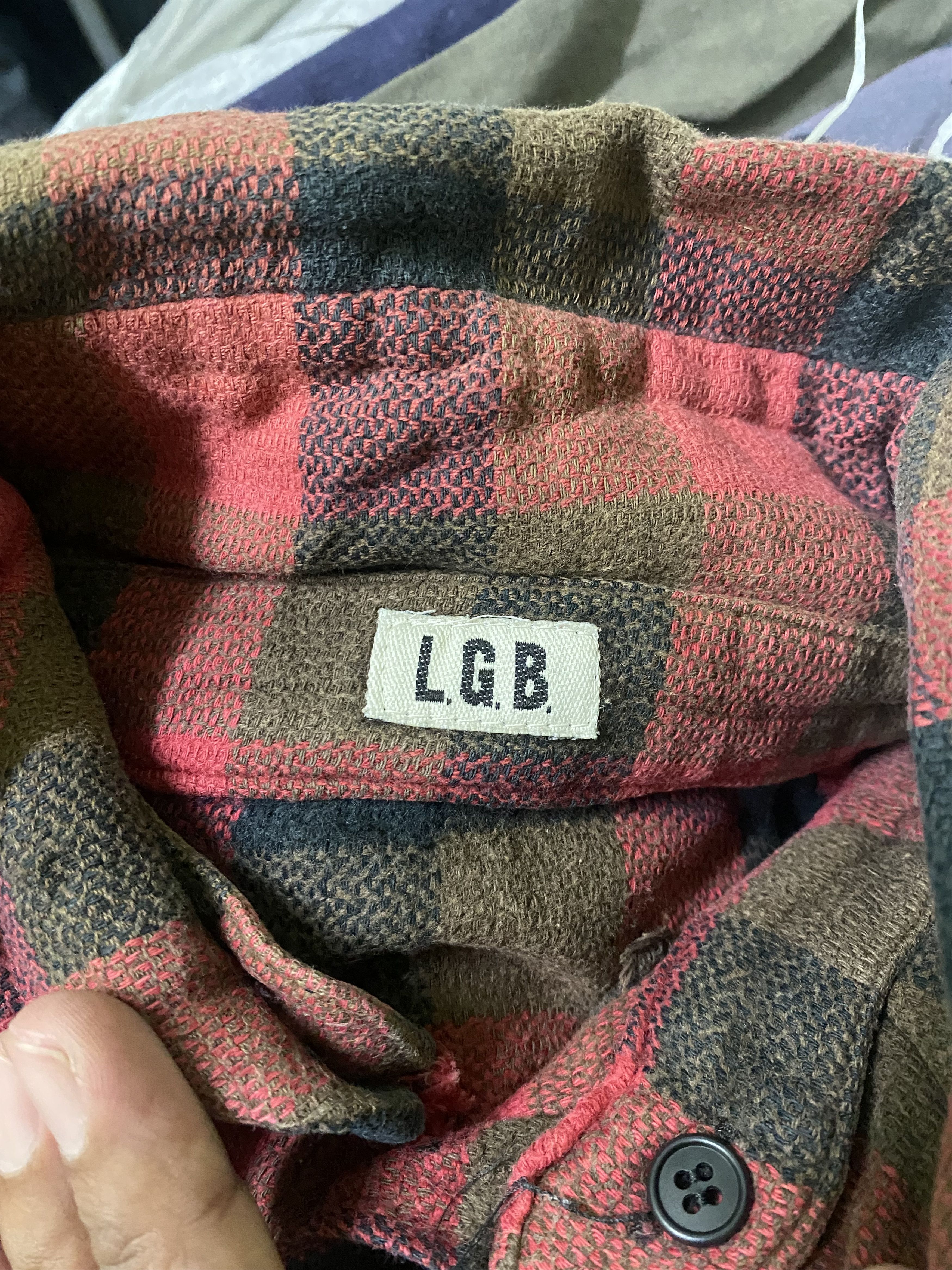 Le Grande Bleu (L.G.B.) checked flannel Size XS / US 0-2 / IT 36-38 - 7 Thumbnail