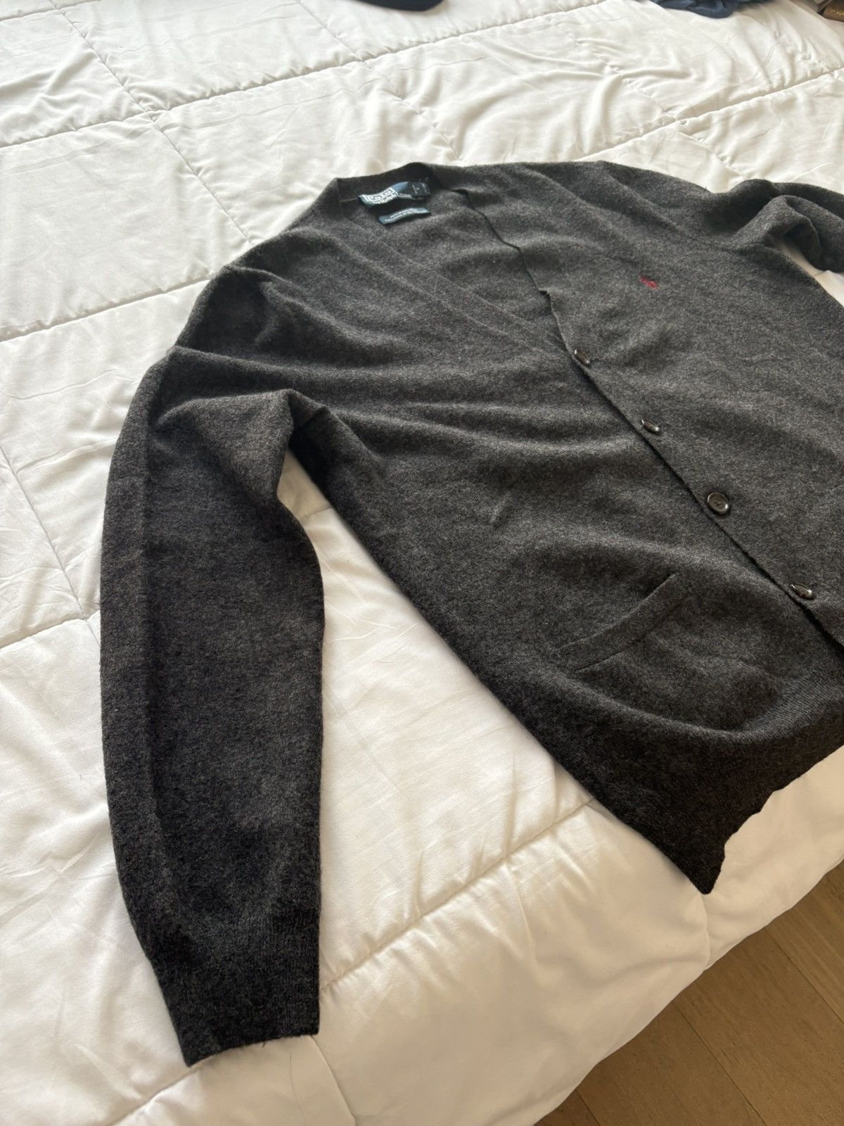 Polo Ralph Lauren Grey Polo Cardigan Size US L / EU 52-54 / 3 - 2 Thumbnail