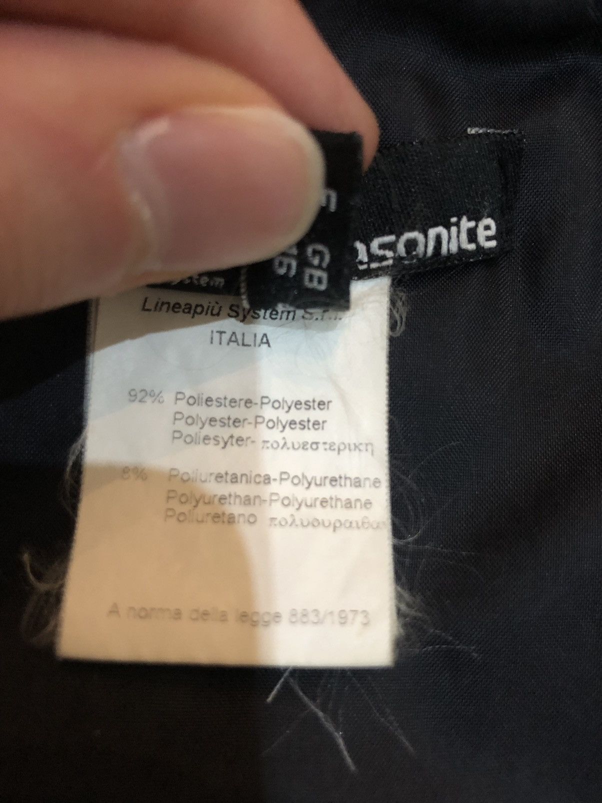 Neil Barrett × Samsonite Vintage Samsonite “Travel wear” collection grey jacket Size US M / EU 48-50 / 2 - 17 Thumbnail