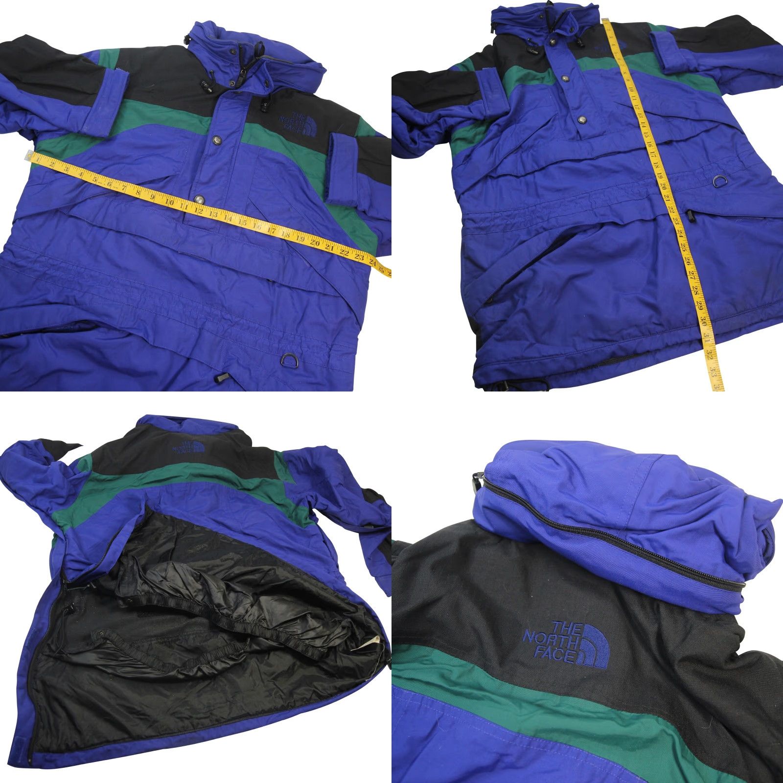 The North Face VINTAGE The North Face Extreme Gear Anorak Jacket Mens Large Blue 90s Outdoor Mens Size US L / EU 52-54 / 3 - 8 Thumbnail