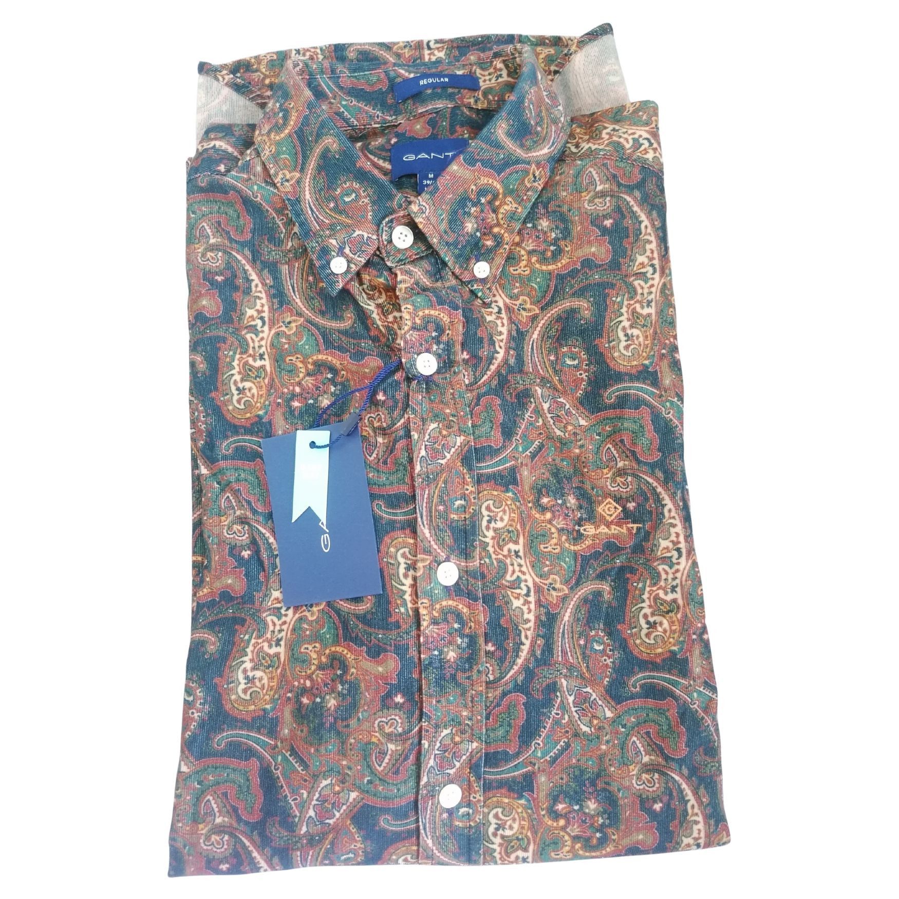 Gant GANT "Paisley Print" Corduroy baroque-style Shirt Size US M / EU 48-50 / 2 - 19 Thumbnail