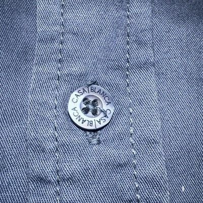 Casablanca Casa Blanca Shirt Mens Medium Blue Long Sleeve Business Casu Size US M / EU 48-50 / 2 - 7 Thumbnail