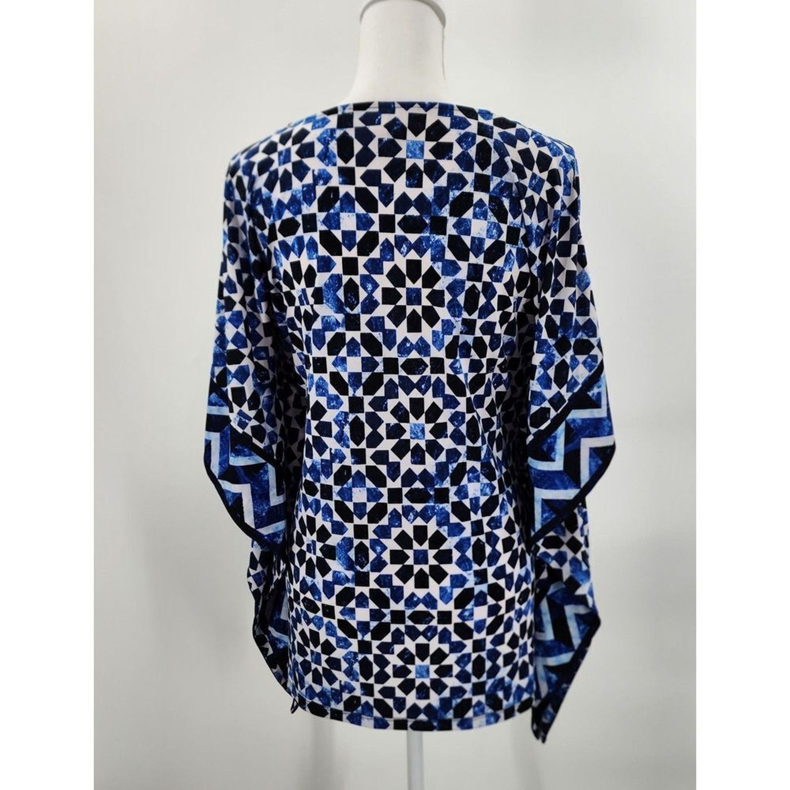 Michael Kors Michael Kors Geometric Tunic Multi Color Criss Cross Medium Size M / US 6-8 / IT 42-44 - 3 Thumbnail