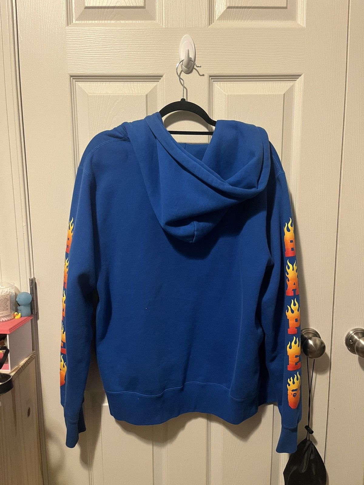 Bape BAPE Flame Logo Zip Up Hoodie Size US XL / EU 56 / 4 - 3 Thumbnail