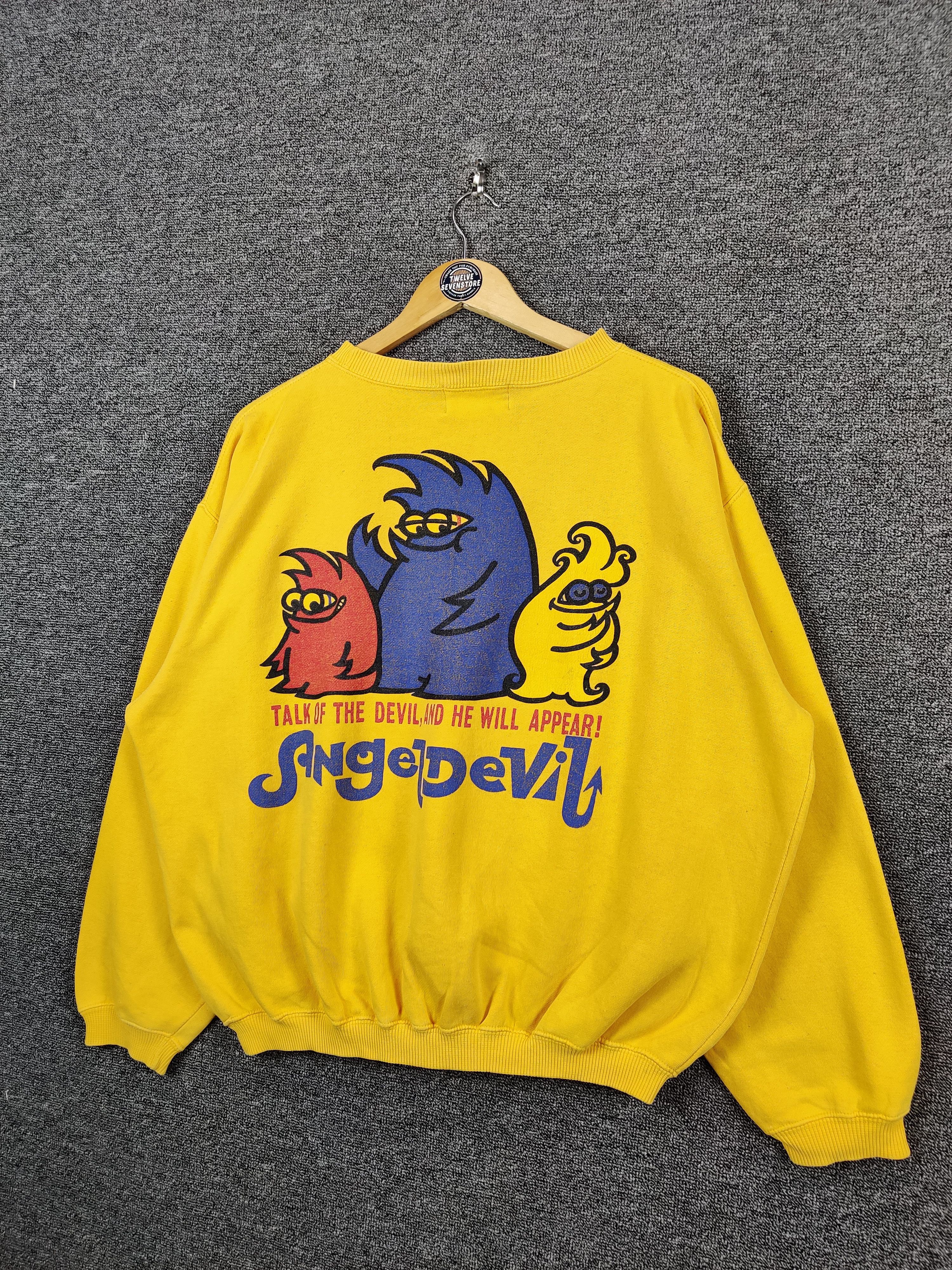 Japanese Brand Vintage Angel Devil Crewneck Sweatshirt Size US XL / EU 56 / 4 - 2 Thumbnail