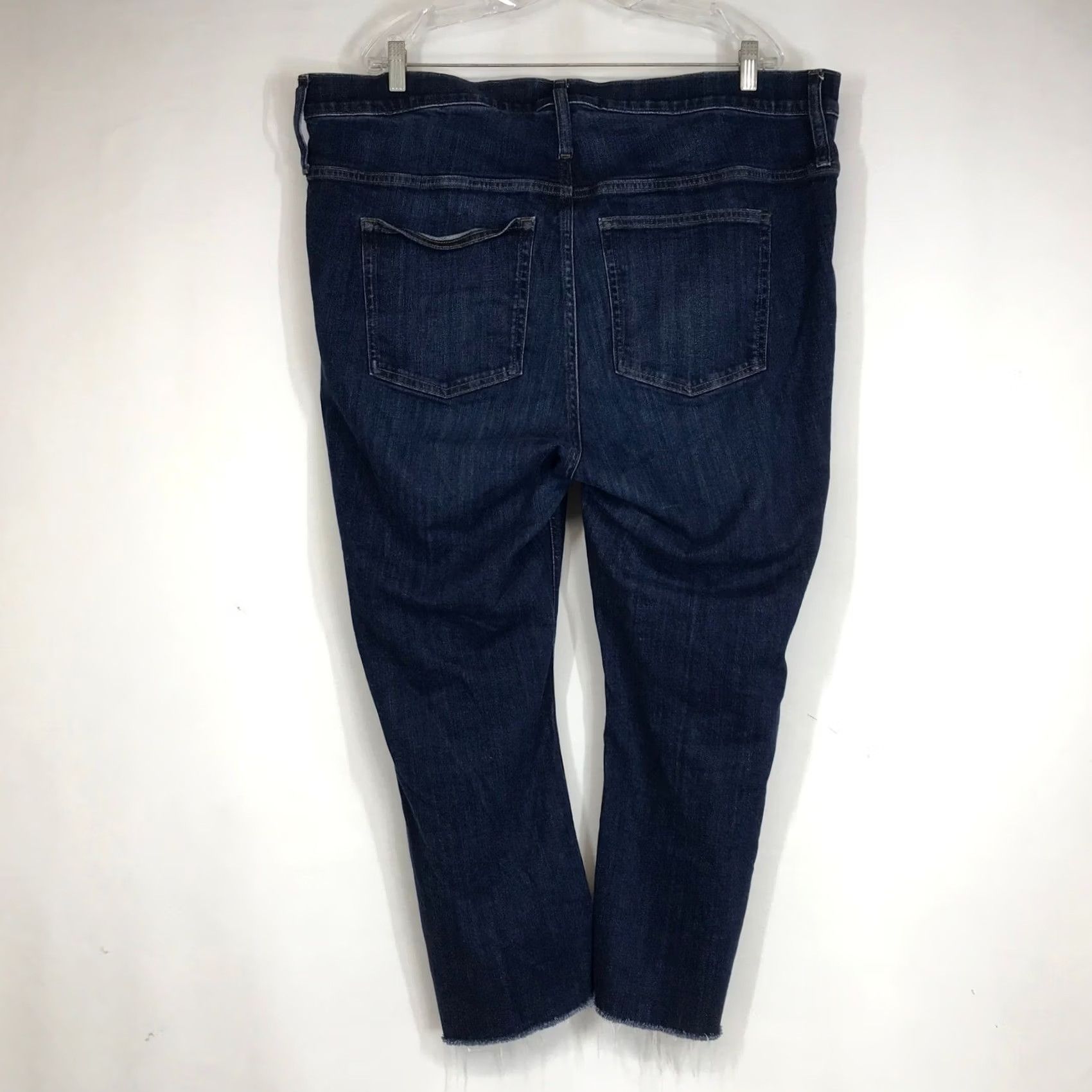 J.Crew J.CREW Dark Wash Denim Bootcut Crop Jeans 9 Inch Demi Boot 36 Women's Vintage? No Size 25" / US 0 / IT 36 - 4 Thumbnail