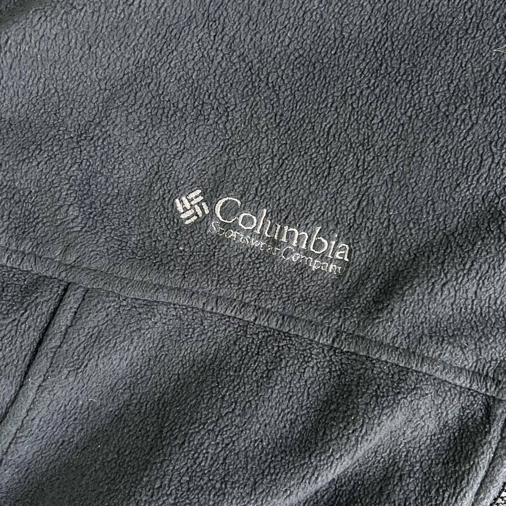 Vintage Columbia Jacket Mens 2XL Gray Fleece Full Zip Stand Collar Pockets Outdoor Warm - Windbreaker Casual, Zip, Embroidered Logo, Regular Fit, 2XL Mens Size US XXL / EU 58 / 5 - 2 Thumbnail