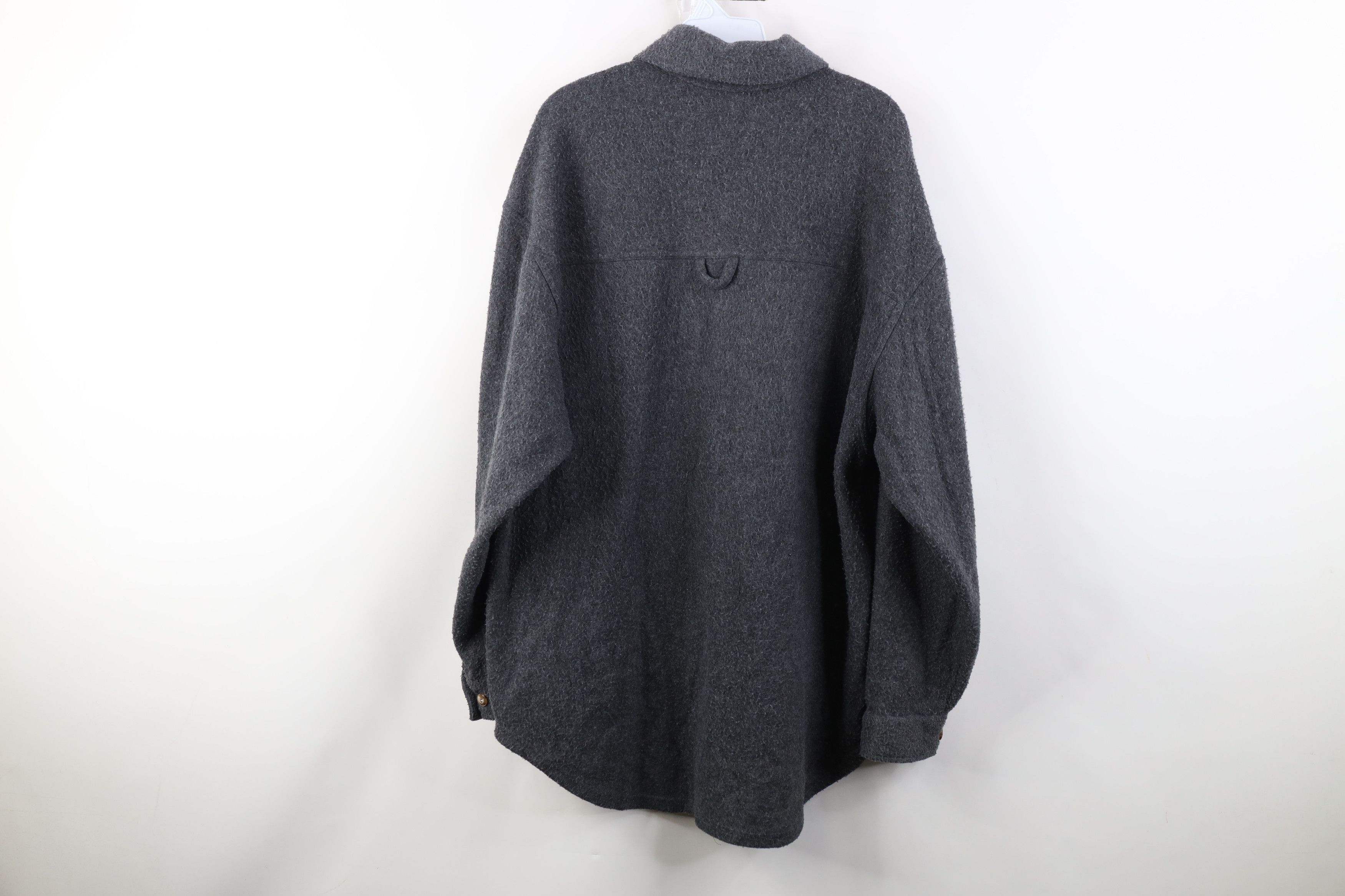 Vintage Vintage 90s Streetwear Fleece Button Shirt Jacket Jac Shirt Size US M / EU 48-50 / 2 - 12 Thumbnail