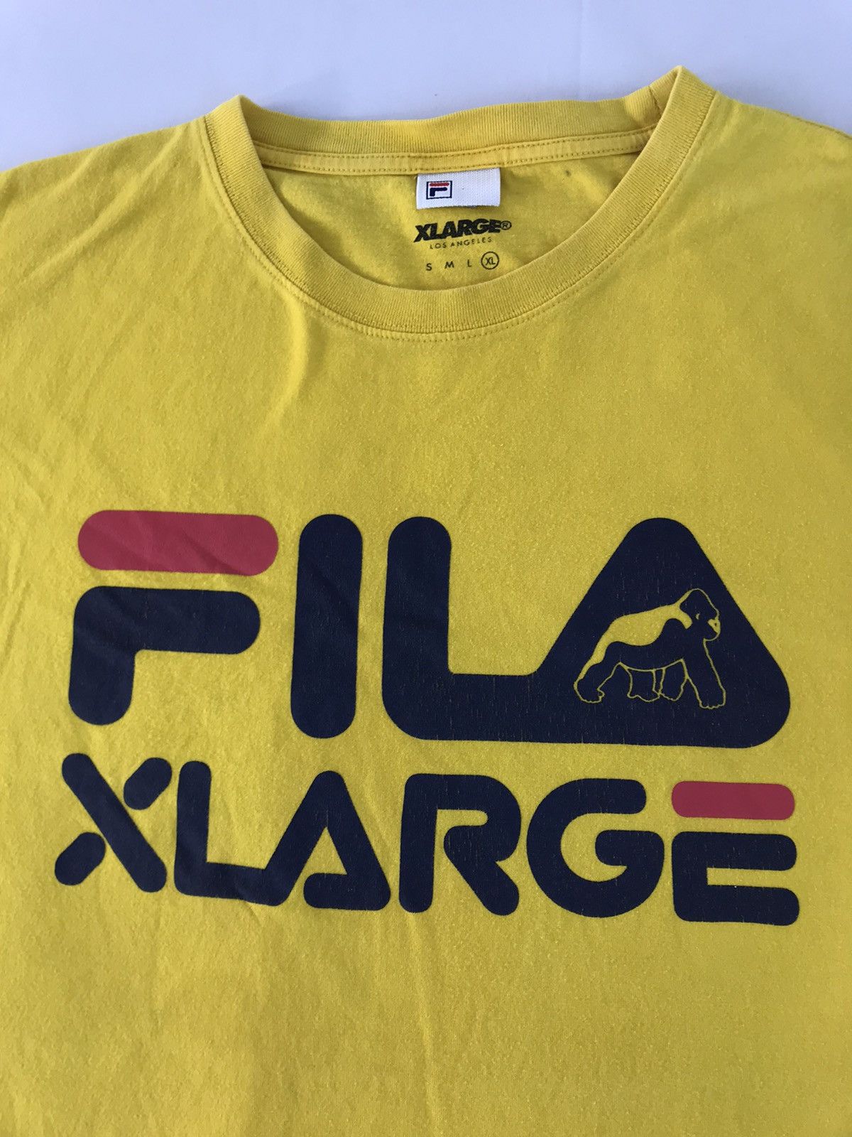 Fila XLarge Los Angeles X Fila Big Logo Spell Out Printed Tee Size US L / EU 52-54 / 3 - 4 Thumbnail