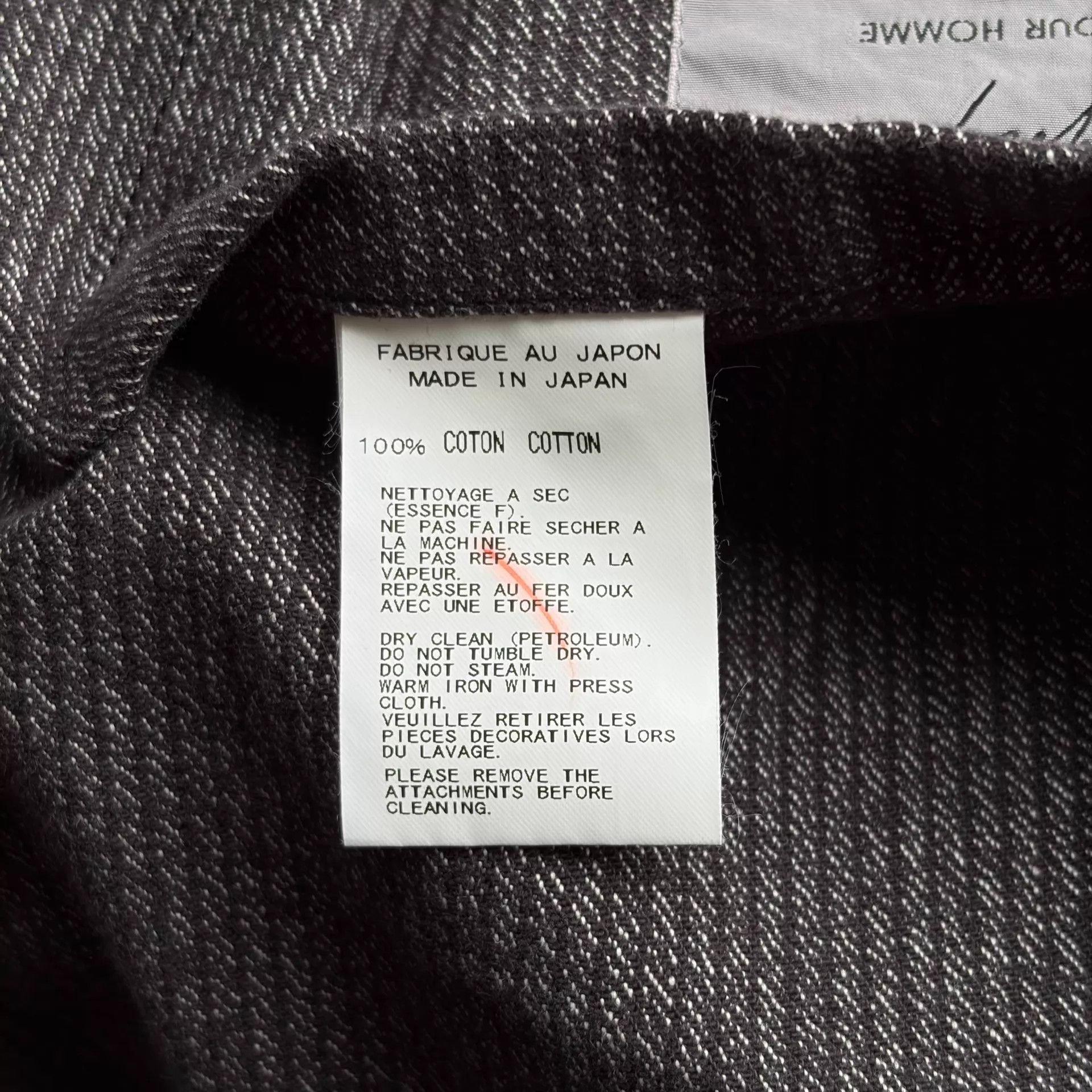 Yohji Yamamoto Yohji Yamamoto 10SS Grey Striped Blazer w/ Badge Size US L / EU 52-54 / 3 - 8 Thumbnail