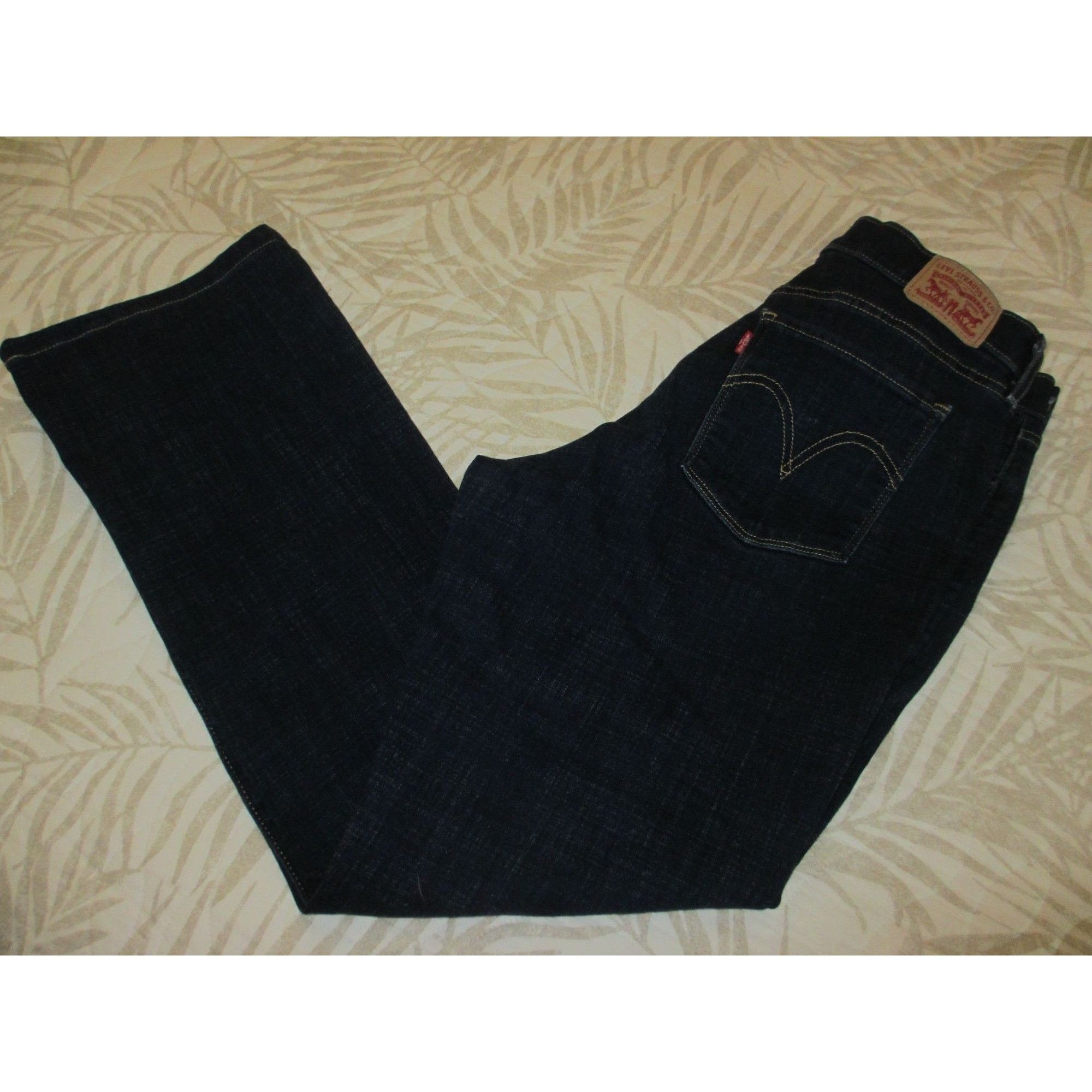 Levi's Levis Womens Classic Bootcut Jeans Size 12 Dark Wash Denim Size 34" / US 12 / IT 48 - 1 Thumbnail