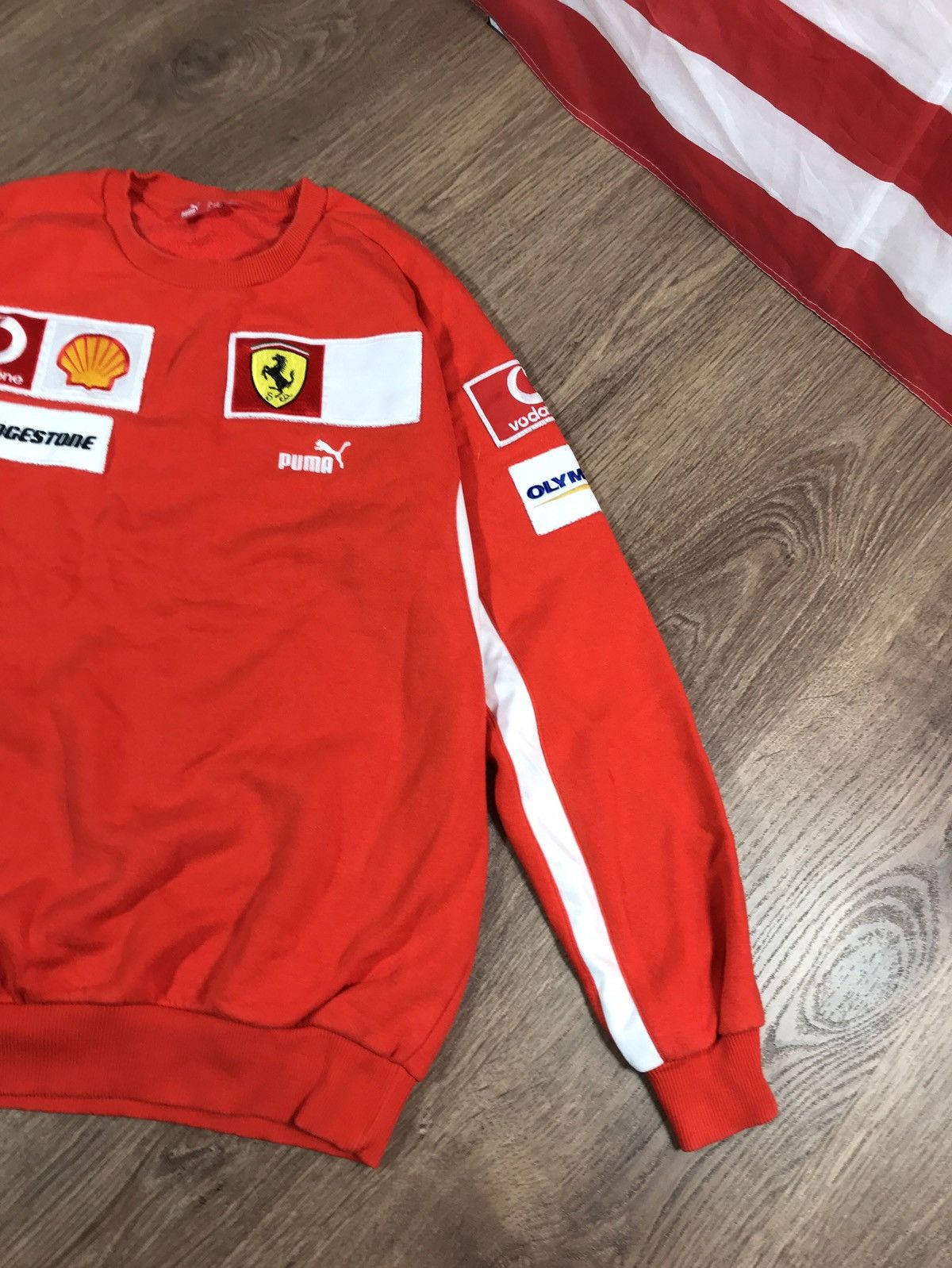 Ferrari × Puma × Vintage Puma Ferrari Vintage Sweatshirt Size M Size US M / EU 48-50 / 2 - 4 Thumbnail