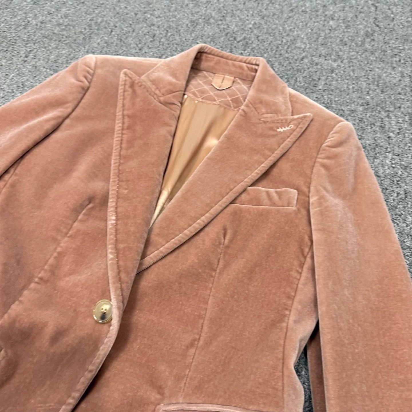 Max Mara MaxMara velvet blazer 32 99 new Size XXS / US 00 / IT 34 - 3 Thumbnail