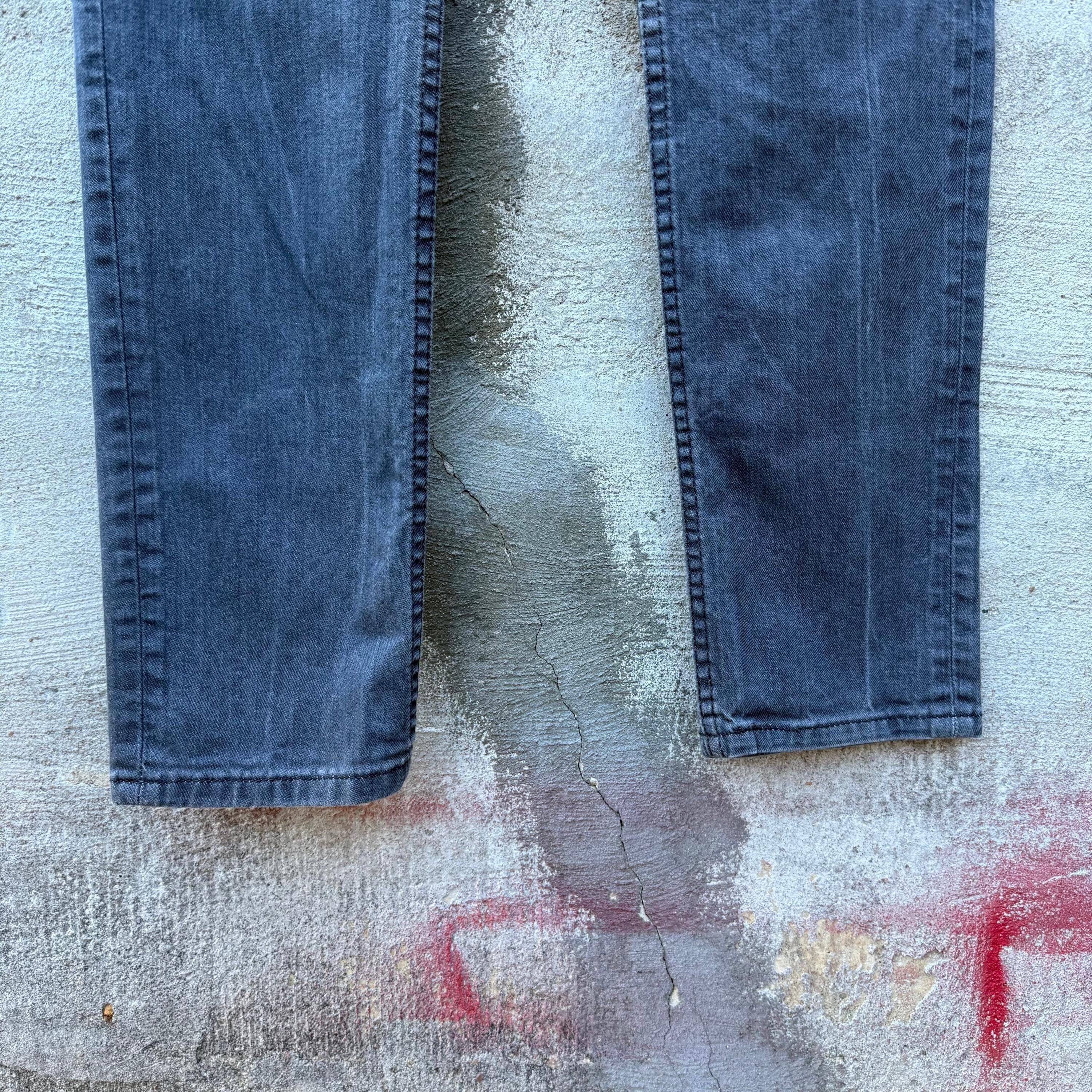 Levi's × Vintage Faded Black Levi's 511 Denim Jeans Size US 31 - 2 Thumbnail