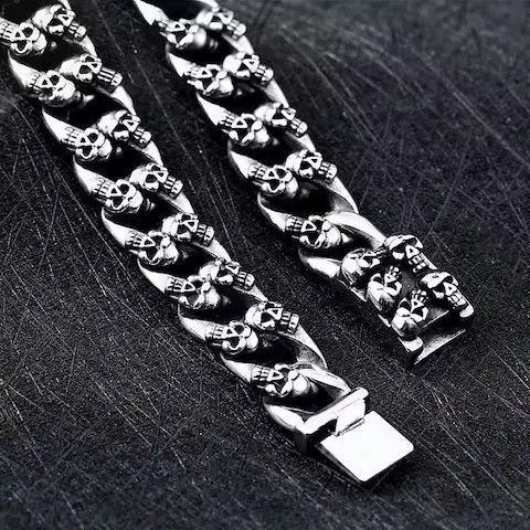 Other Skul Cuban Link Bracelet Size ONE SIZE - 3 Thumbnail