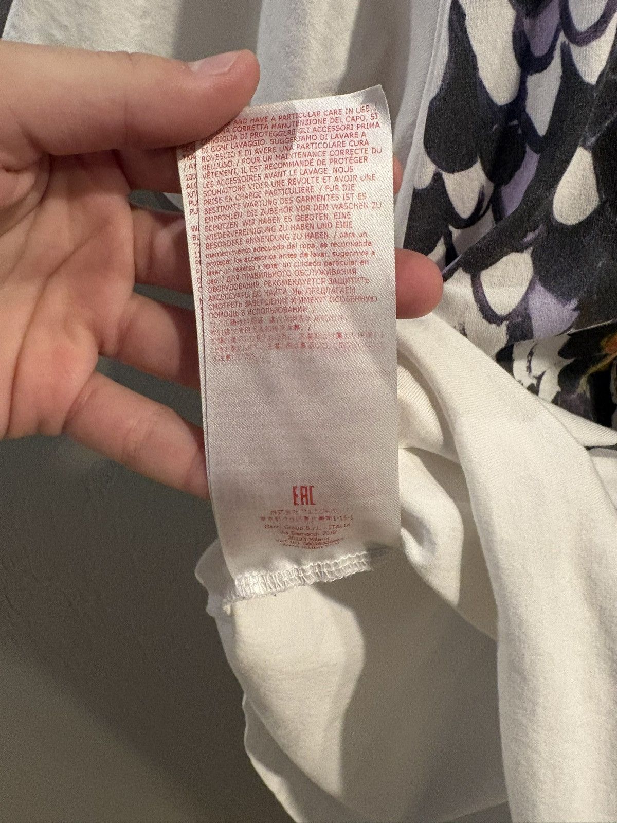 Marni Marni “scales” logo tee Size US L / EU 52-54 / 3 - 7 Thumbnail