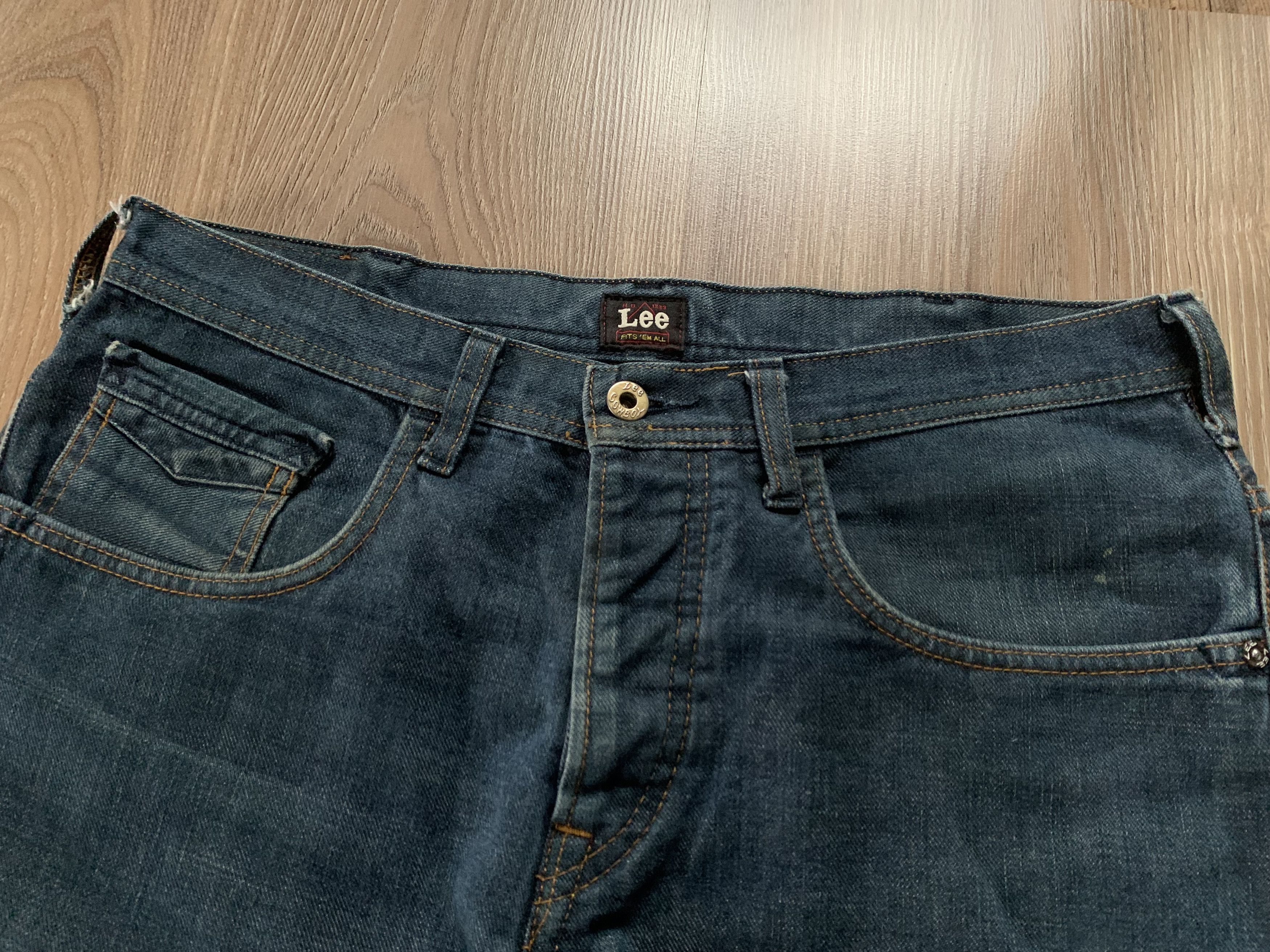 Denime × Lee Lee Zed Rider Blue Jeans Size US 32 / EU 48 - 5 Thumbnail