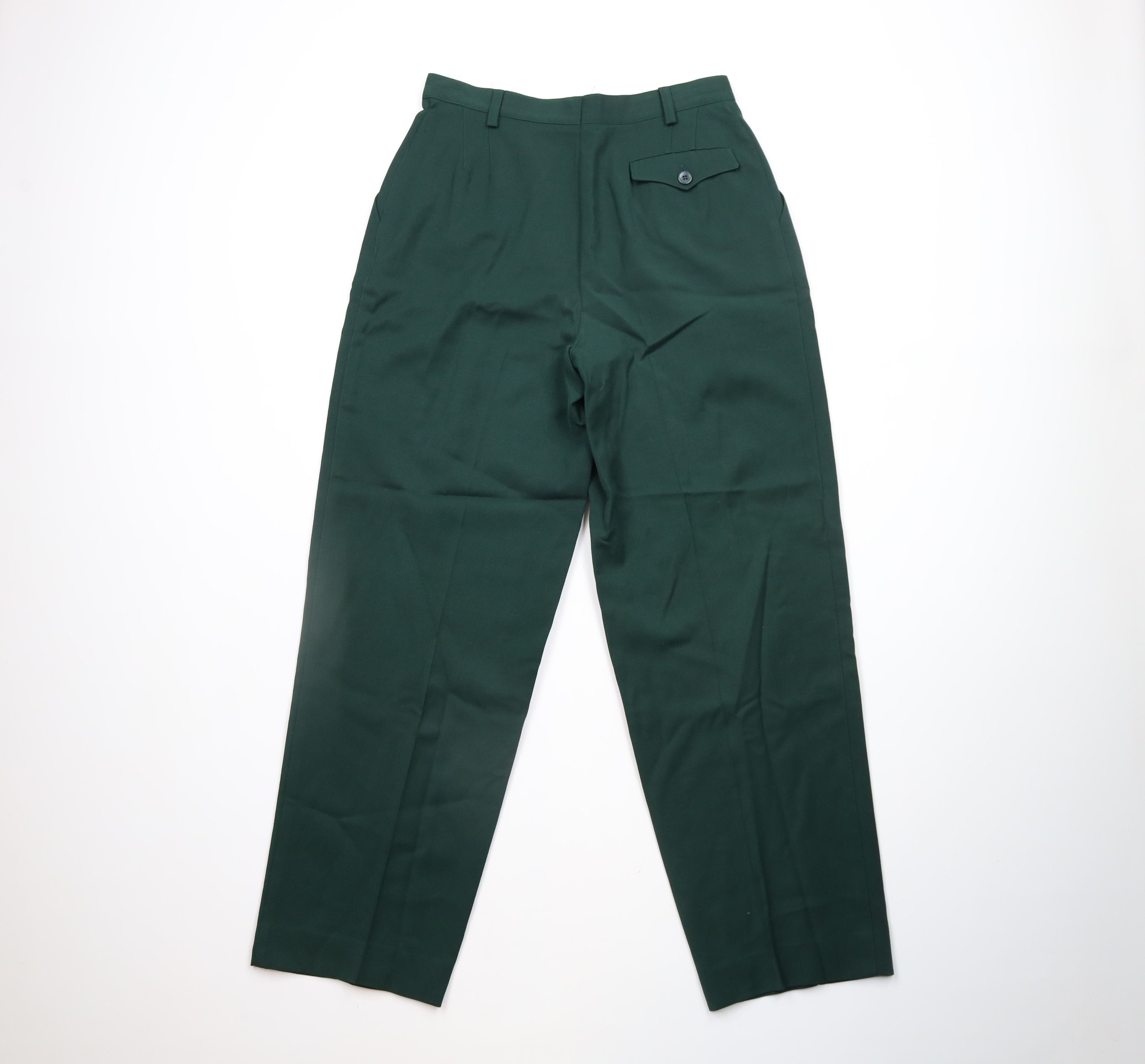 Escada × Vintage Vintage 70s 80s Escada Tapered Leg Chino Pants Green Size 42" / US 20 - 7 Thumbnail