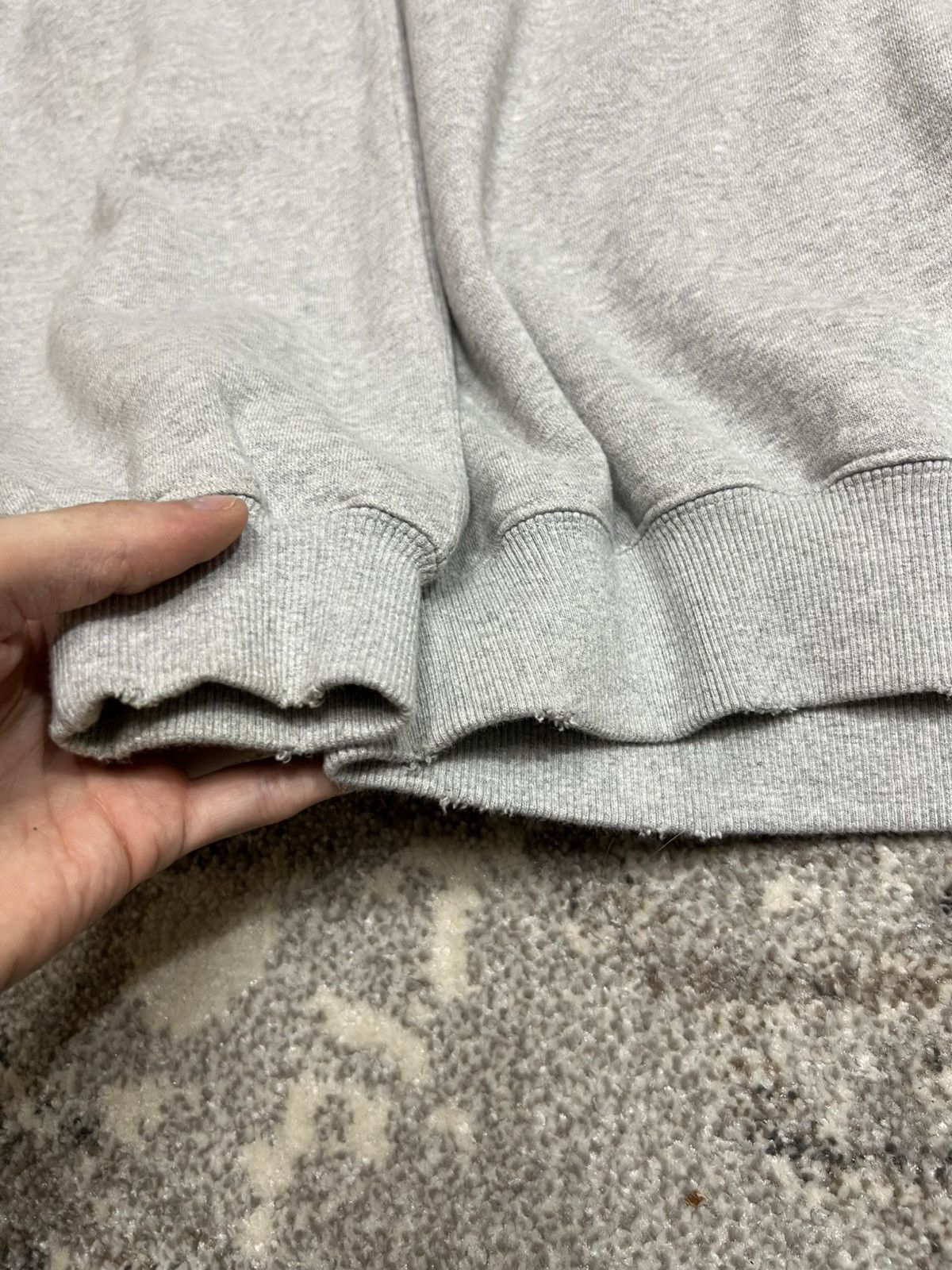 Cole Buxton Cole Buxton distressed crewneck sweater gray rare Size US S / EU 44-46 / 1 - 5 Thumbnail