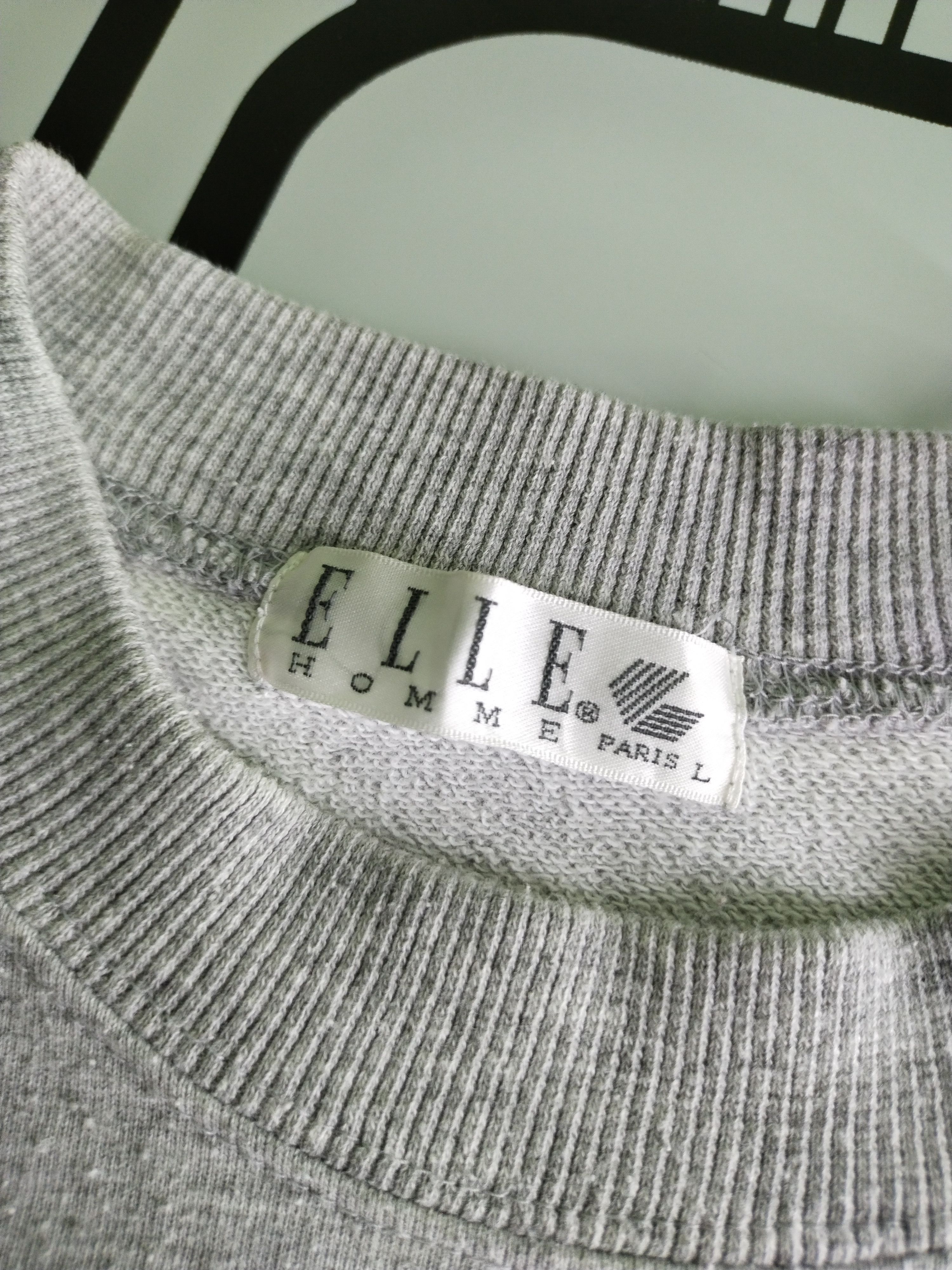 Designer × Vintage Vintage Elle Homme Paris Embroidery Logo Sweatshirt Size US M / EU 48-50 / 2 - 7 Thumbnail