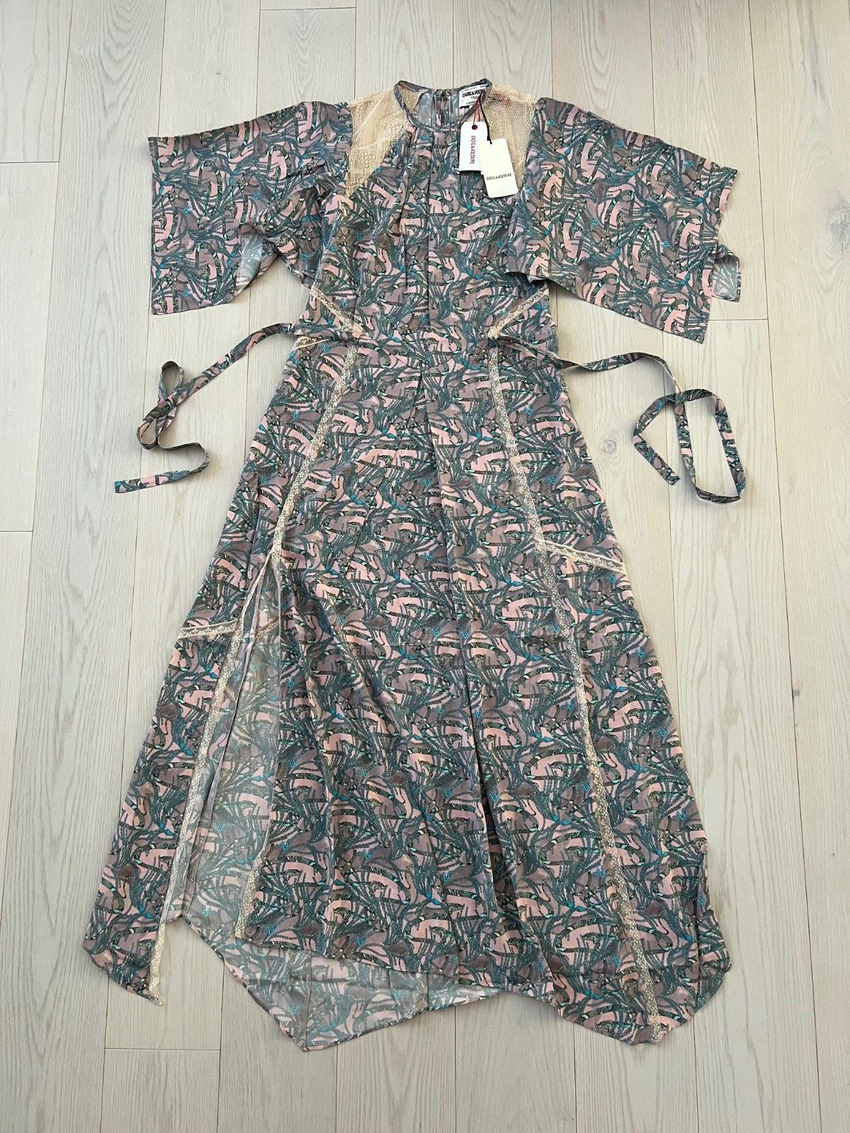 Zadig & Voltaire Zadig & Voltaire Rielle Snake Chaines Silk Blend Dress ( M ) Size M / US 6-8 / IT 42-44 - 2 Thumbnail