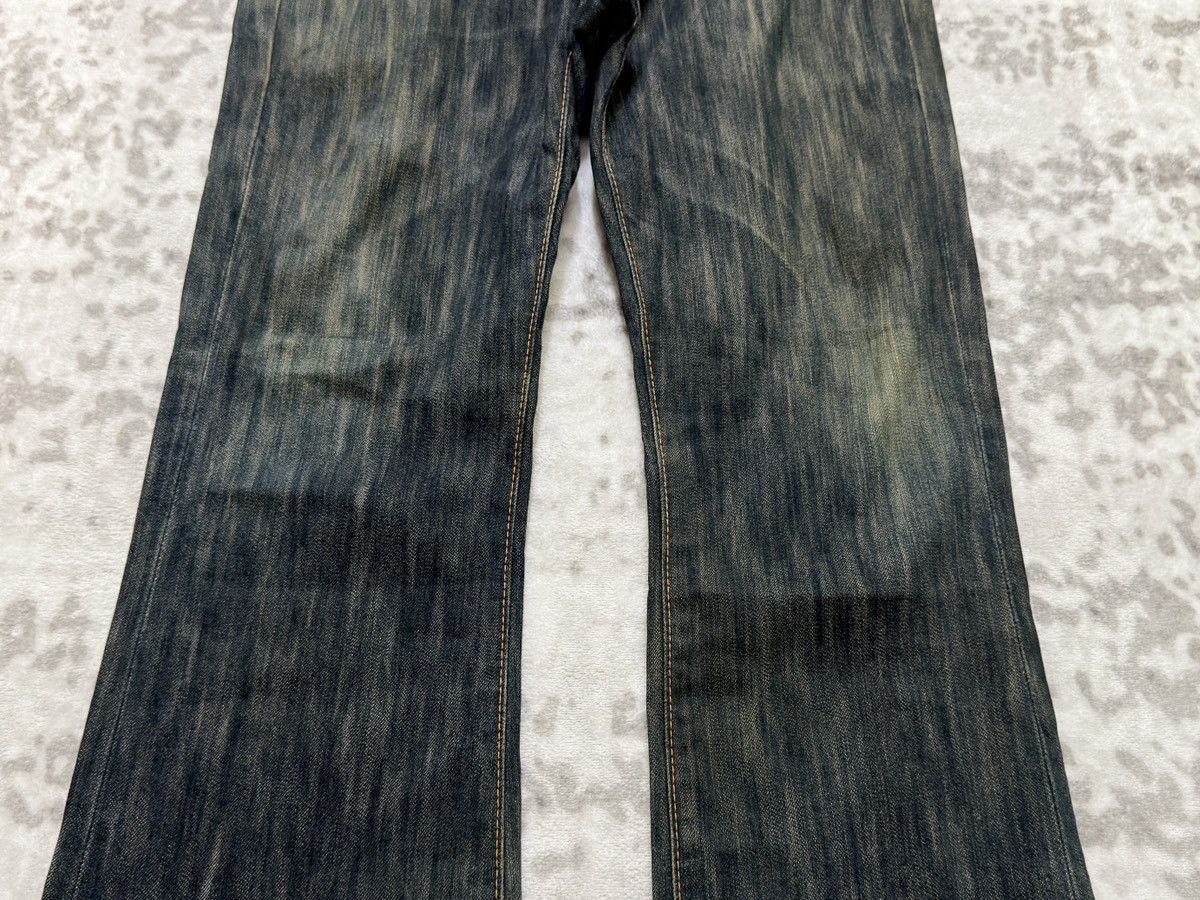 Edwin Flared EDWIN 503 Distressed Style V Pocket Denim Jeans Size US 31 - 6 Thumbnail