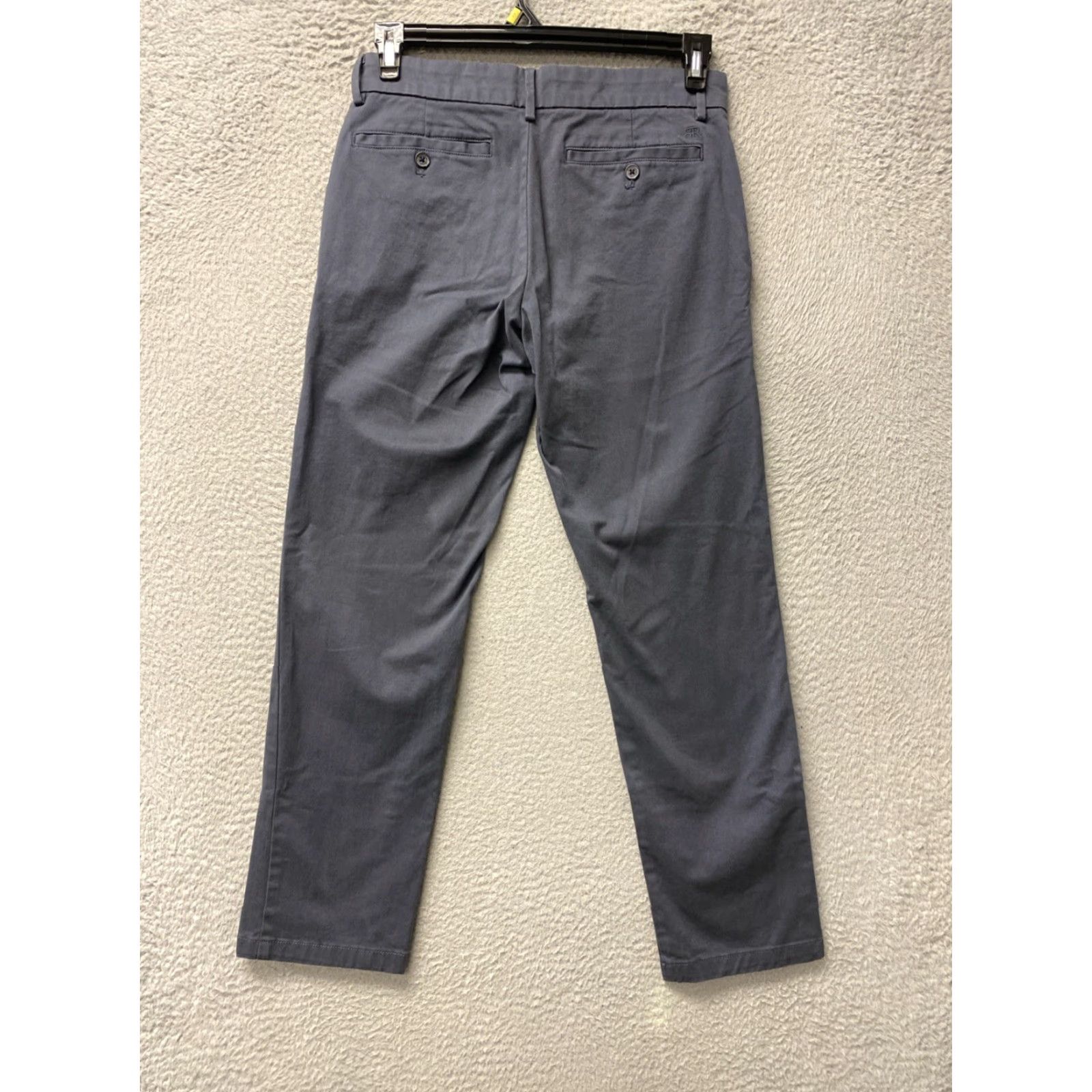 Banana Republic VINTAGE Banana Republic Chino Pants Men’s 30x30 DARK PERIWINKLE Casual Slim Flat Front Cotton Solid 30 In Mens Size US 30 / EU 46 - 5 Thumbnail