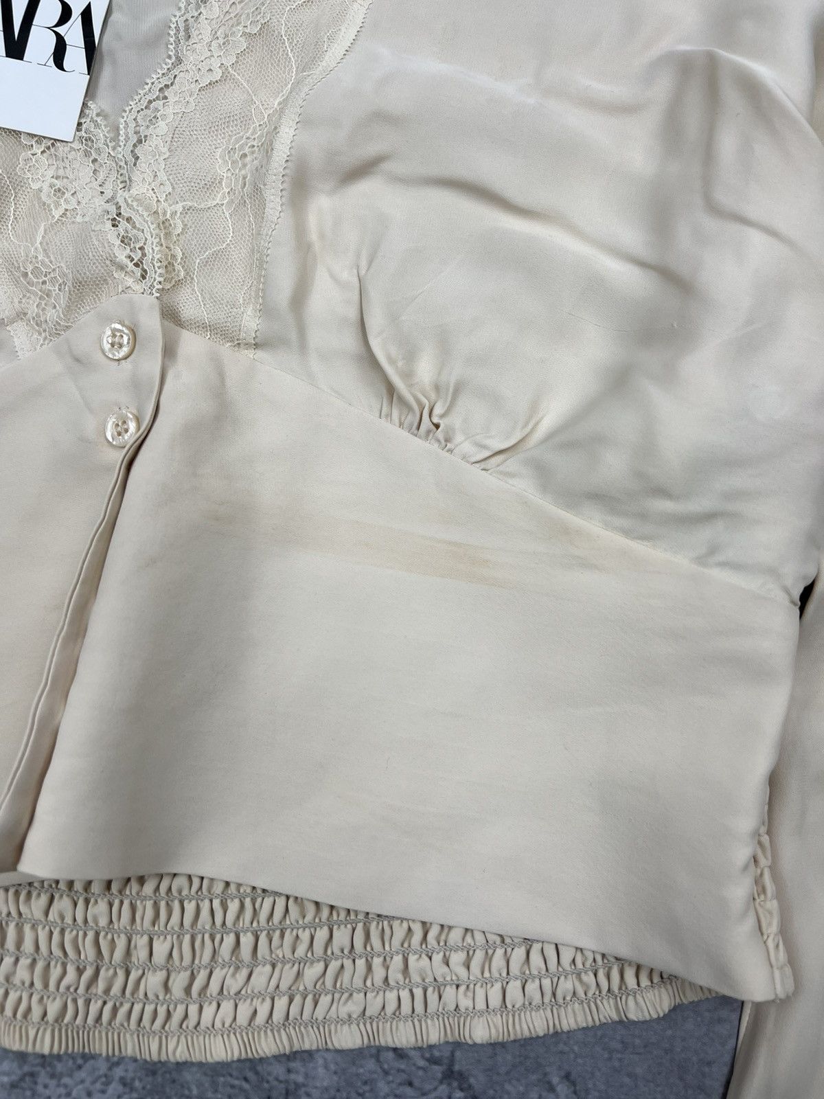 Zara Zara Blouse Womens Classic NWT Size M / US 6-8 / IT 42-44 - 4 Thumbnail